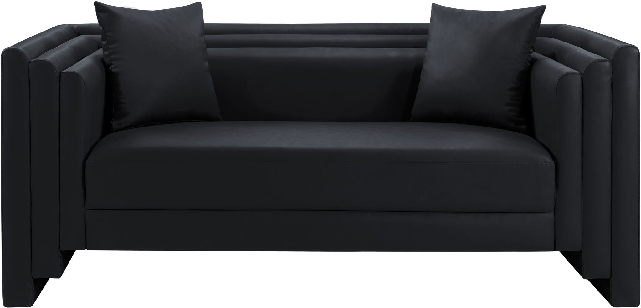 Everett - Vegan Leather Upholstered Loveseat