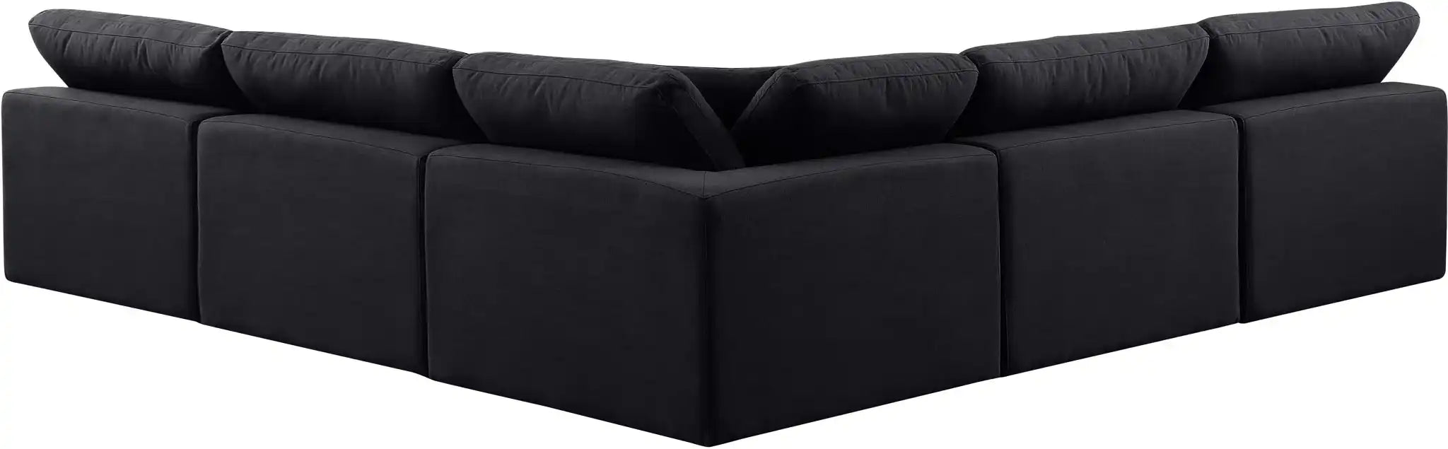Comfy - 5 Piece Linen Modular Corner Armless Sectional