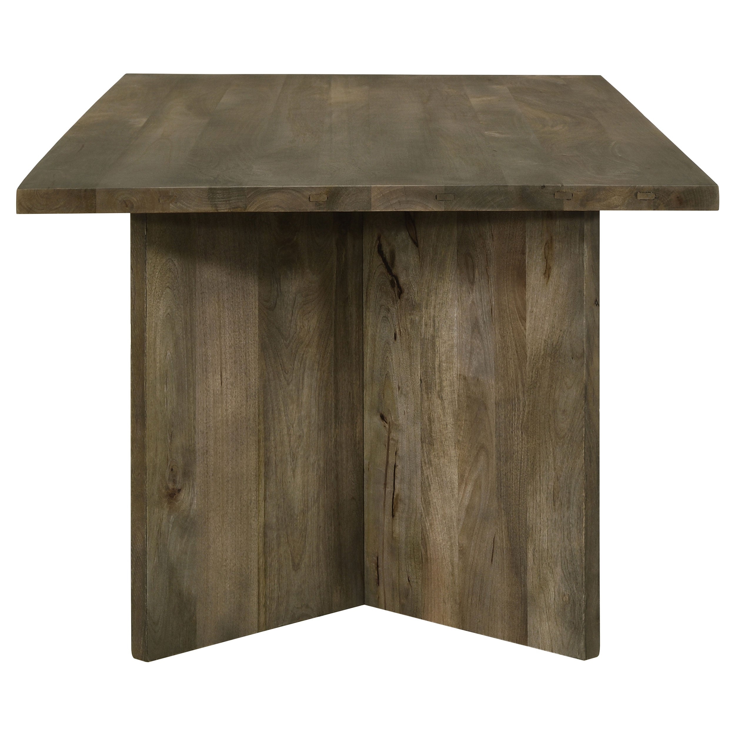 Tyler 80-inch Solid Wood Dining Table Mango Brown-