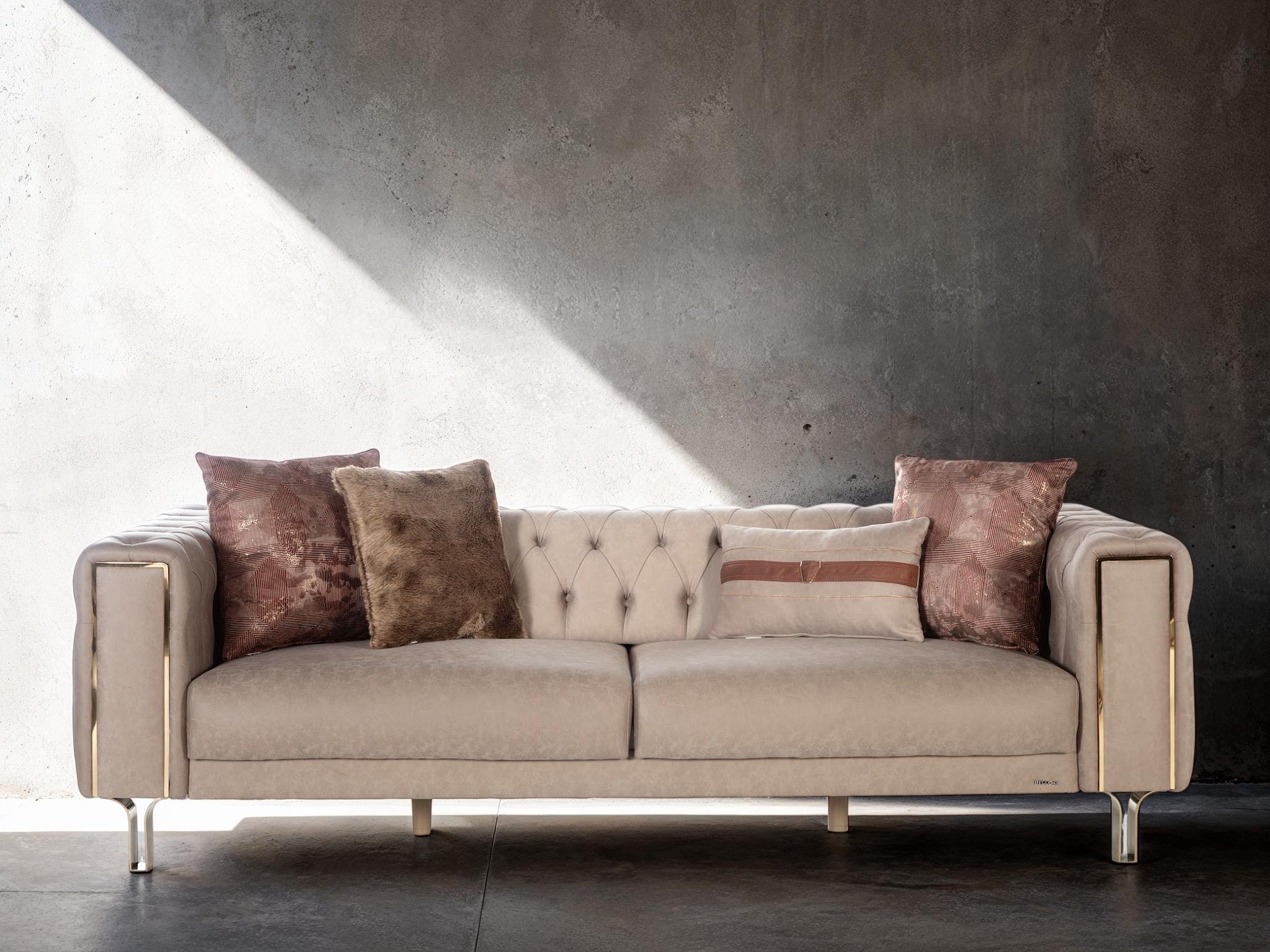Montego 94" Wide Convertible Chesterfield Sofa Bed – Luxury Living Room Elegance