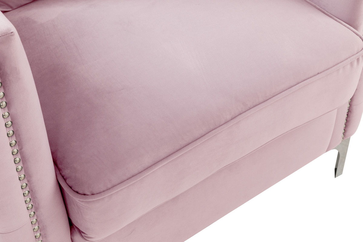 Bayberry - Velvet Chair With 1 Pillow - Best Buy Furniture