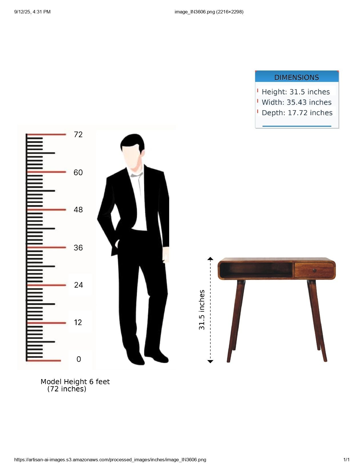 Curved Writing Desk - Best Buy Furniture