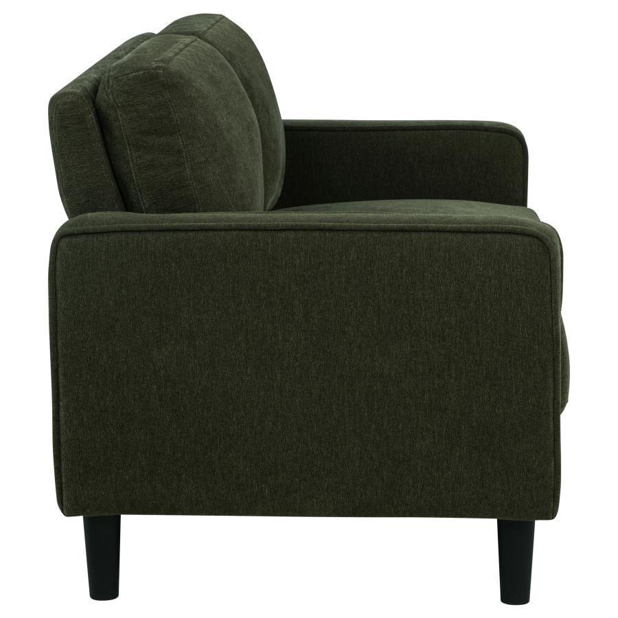 Ruth - Upholstered Track Arm Sofa Set