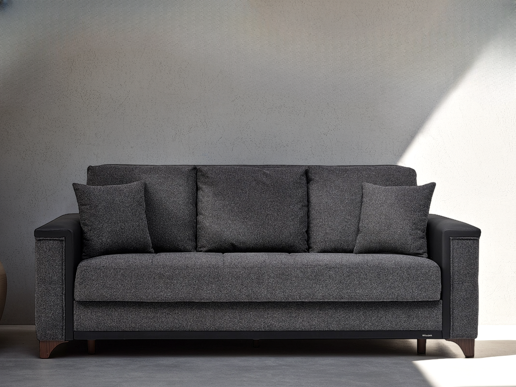 Charlotte Sleeper Sofa Bed – 93" Wide with Storage & Zero Wall Mechanism | Modern Convertible Sofa