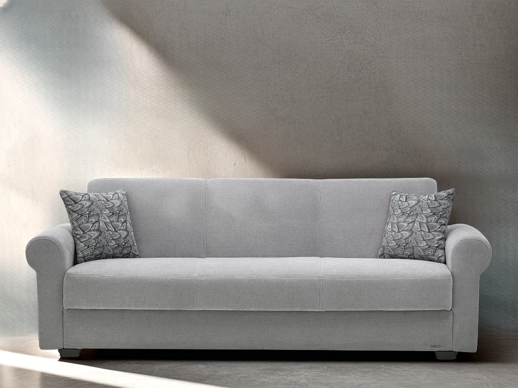 Elita S Sleeper Sofa Bed – 92" Wide with Storage | Modern Convertible Sofa for Living Room