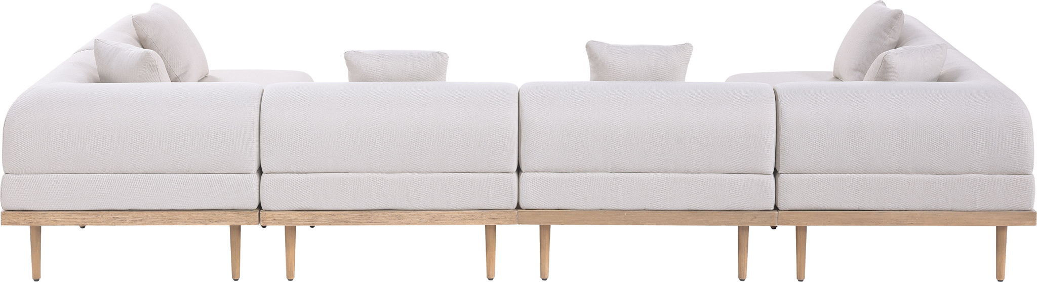 Laguna - 6 Piece 142" Outdoor Patio Modular Sectional