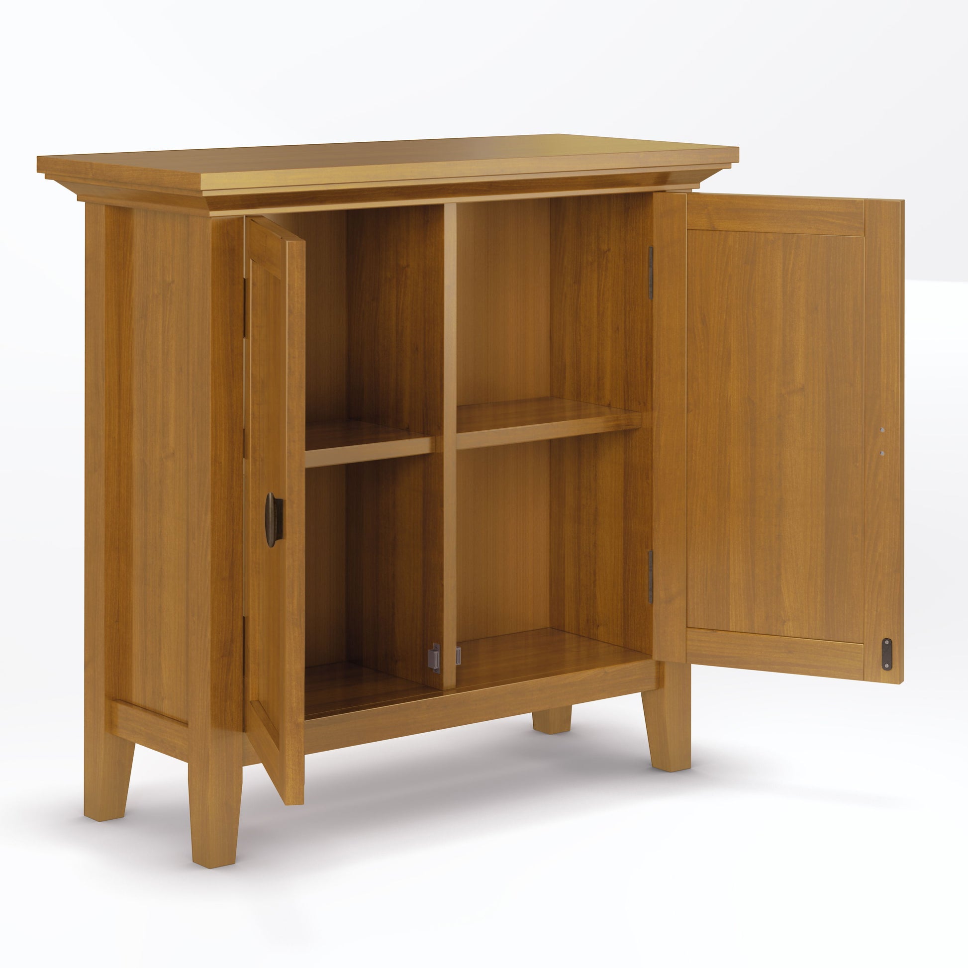 Redmond - Handcrafted Low Storage Cabinet - Best Buy Furniture