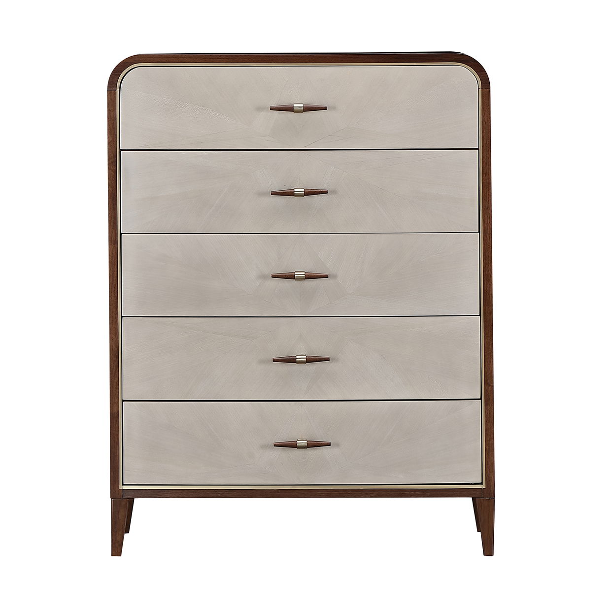 Houston - 5-Drawer Chest - Walnut