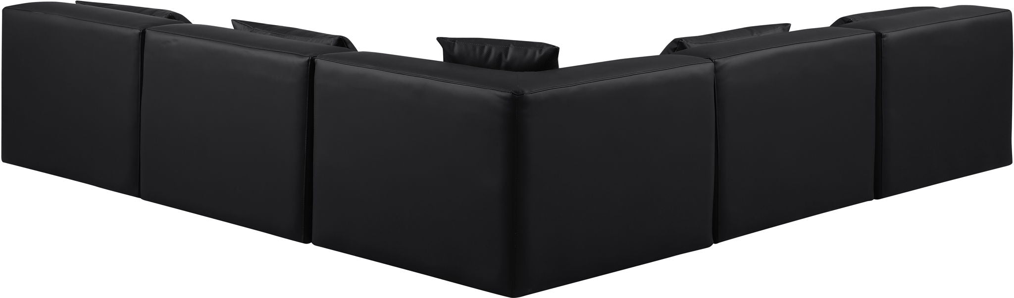 Cube - 5 Piece Modular Corner Armless Sectional