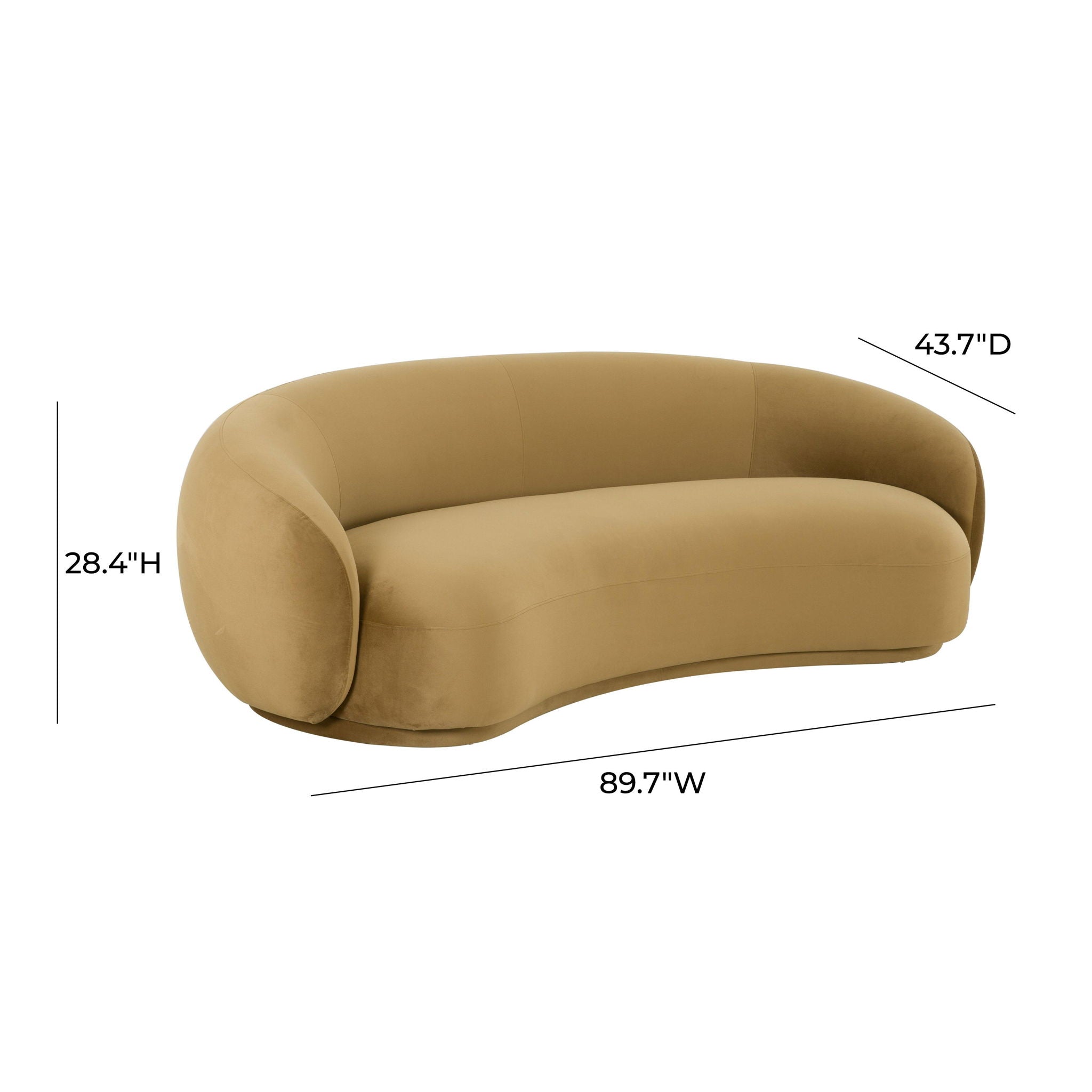 Kendall - Velvet Sofa