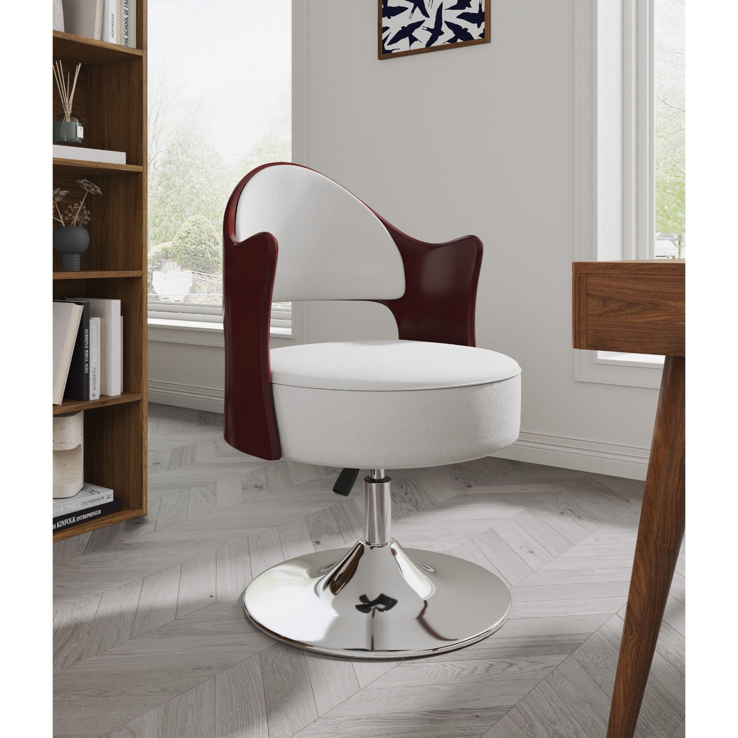 Bopper - Swivel Lounge Chair - White