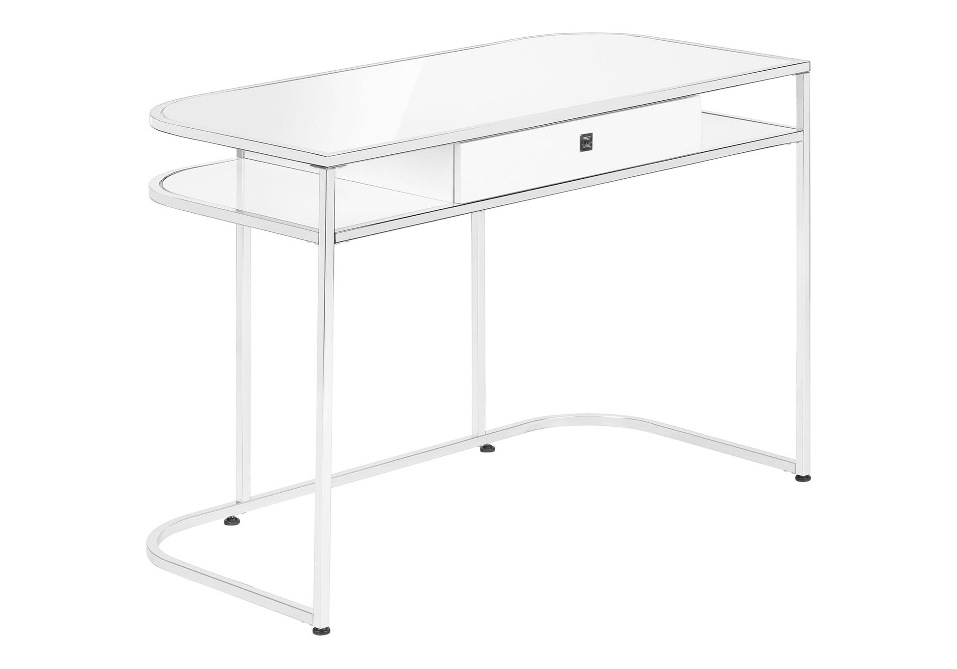 Computer Desk For Home Office, Laptop, Storage Drawers, Contemporary And Modern - White - Best Buy Furniture