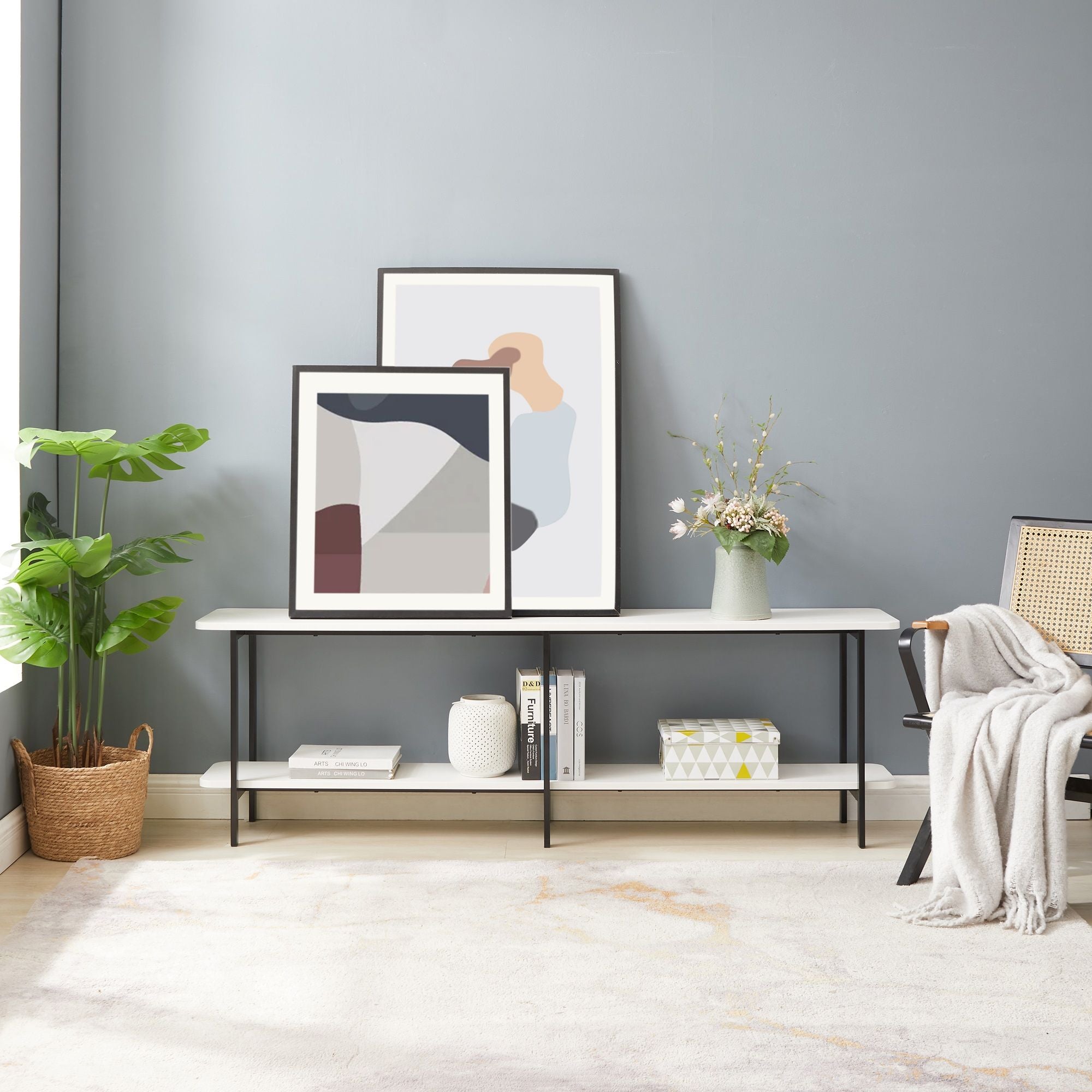 Celine - 2 Shelf Console Table
