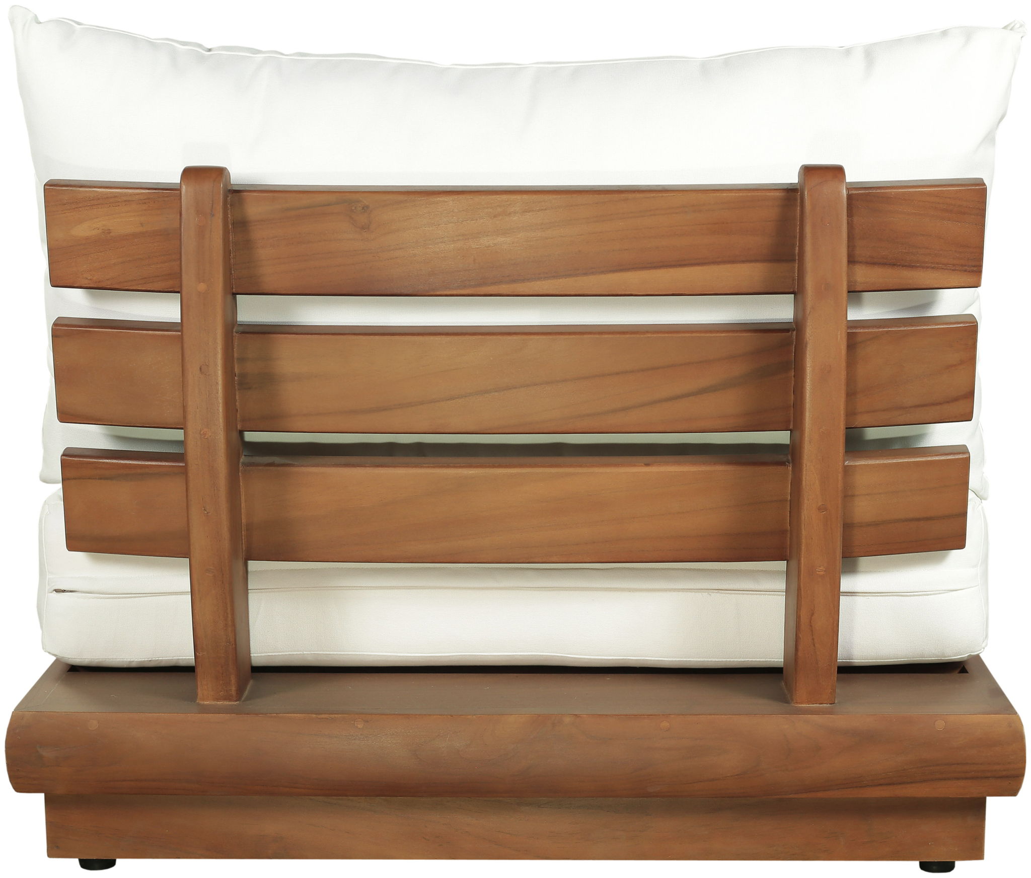 Mirella - Water Resistant Fabric Upholstered Outdoor Patio Modular Armless Chair