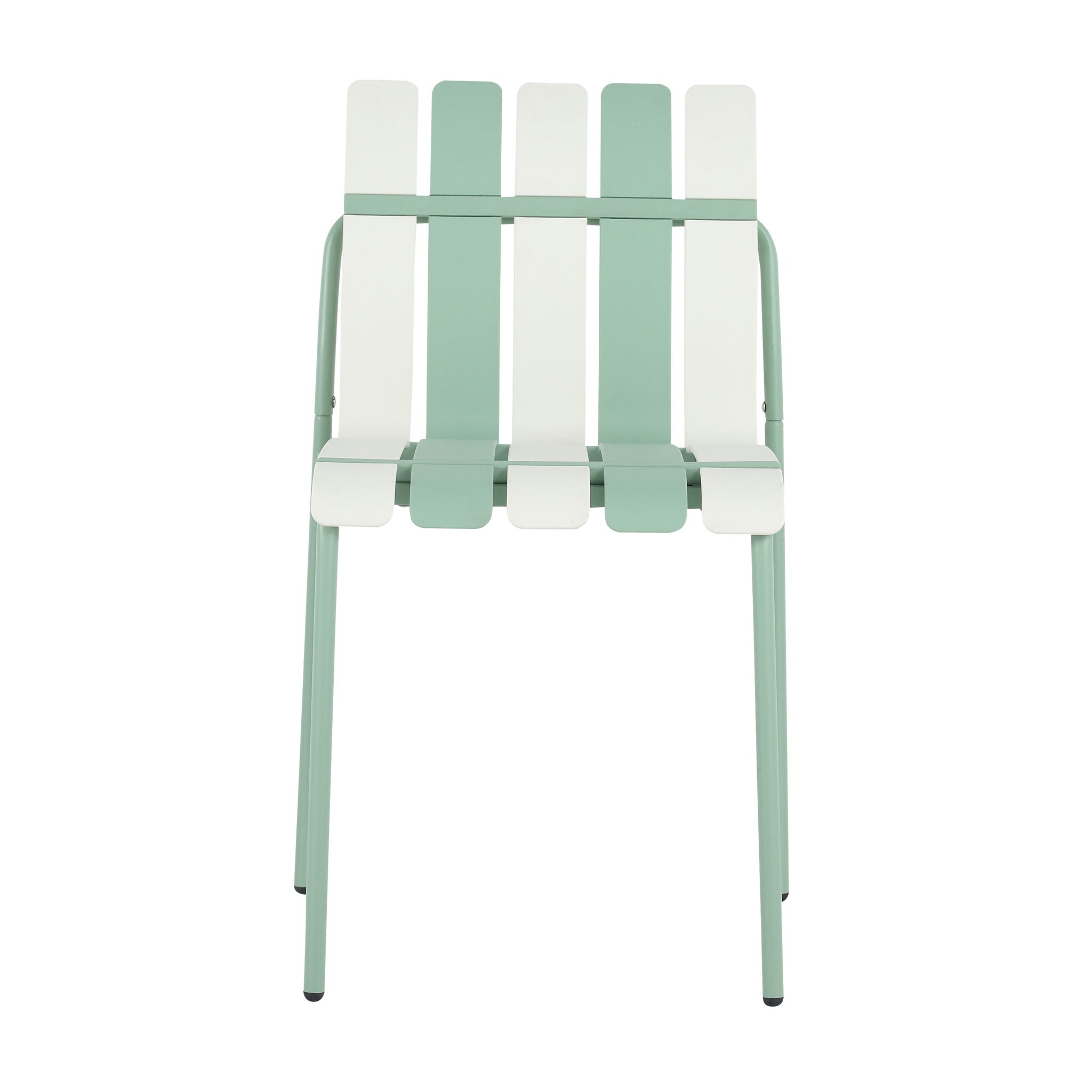 4 Piece Set Of Modern Color Block Designed Single Chairs With Folding Square Table