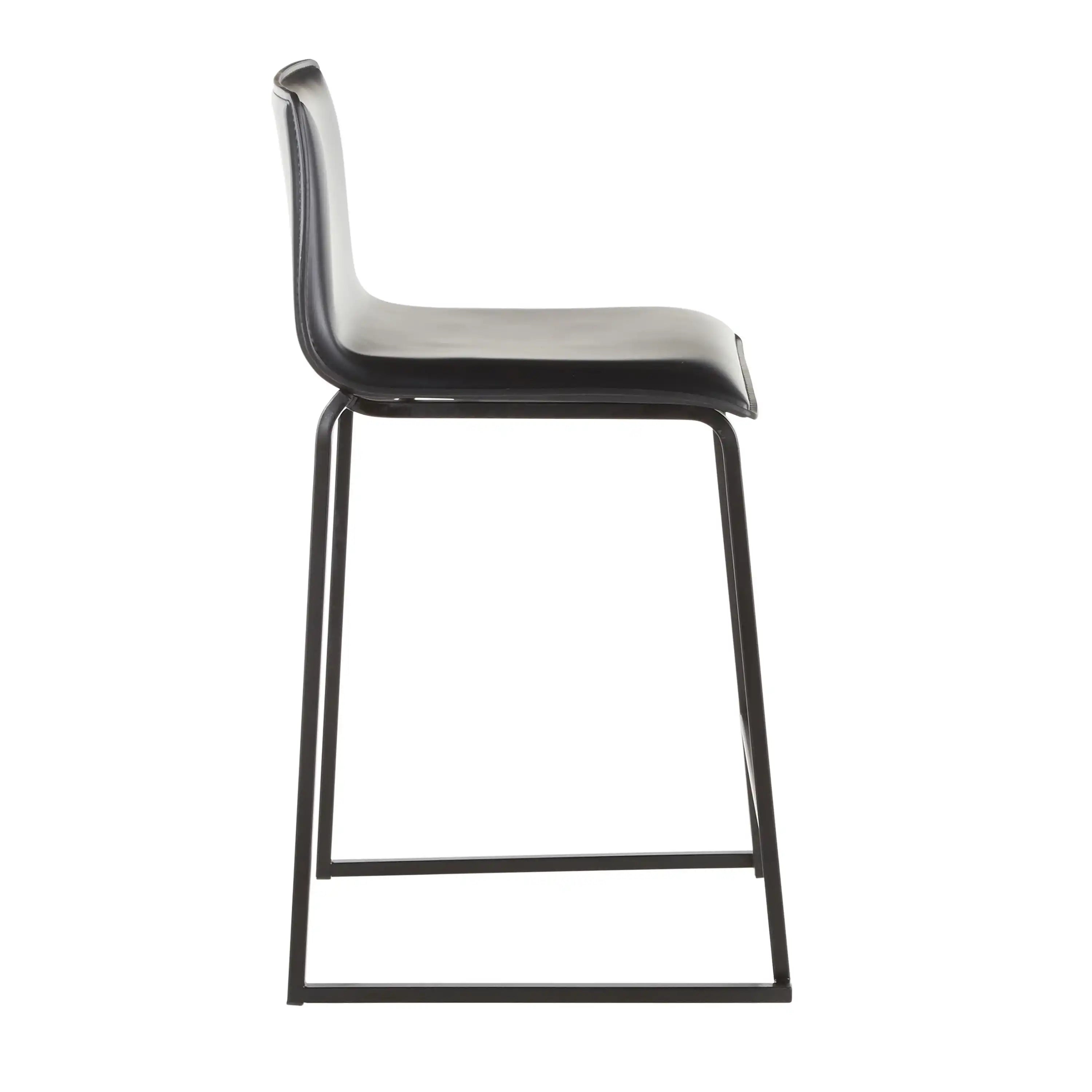 Mara - Upholstered Contemporary Counter Stool (Set of 2) - Best Buy Furniture