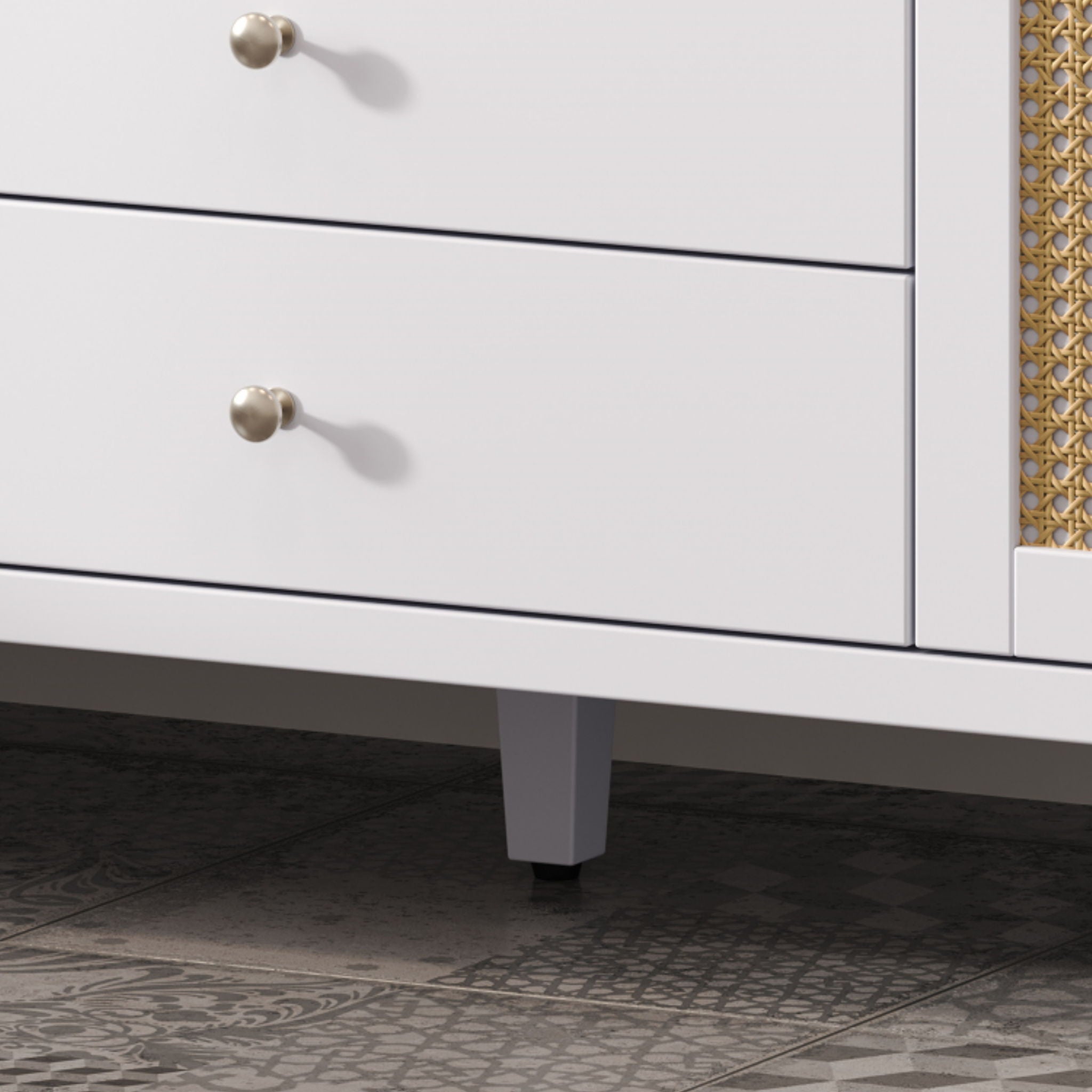 Bathroom Vanity With Sink, 5 Legs, Soft Close Drawers