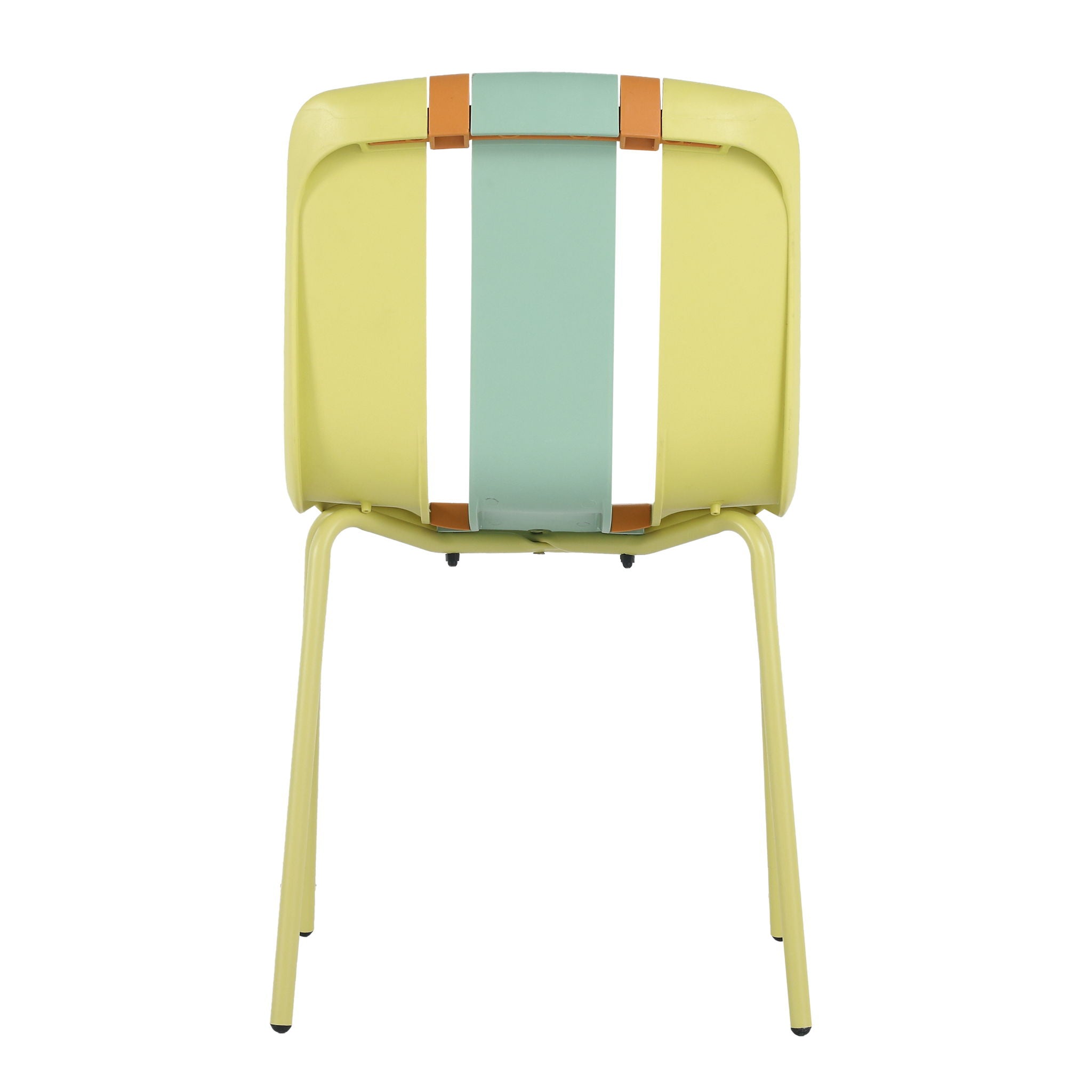 Modern Striped Blocking Single Chairs, Waterproof And Fade Resistant (Set of 4)