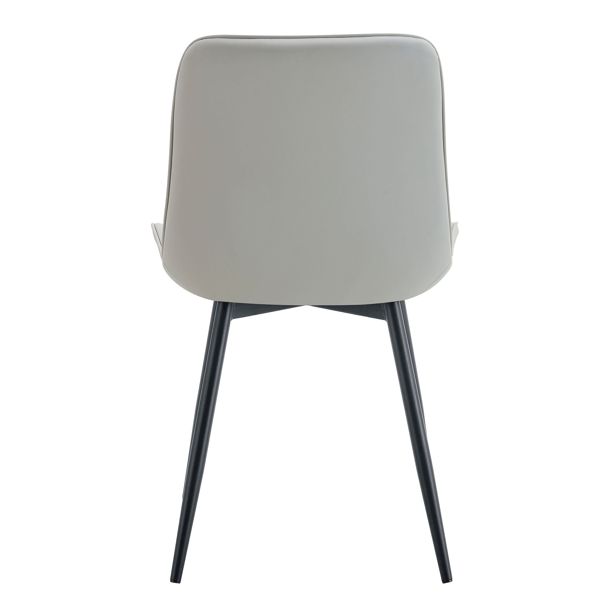 Modern Style Extended Seat Cushion Dining Chair Set