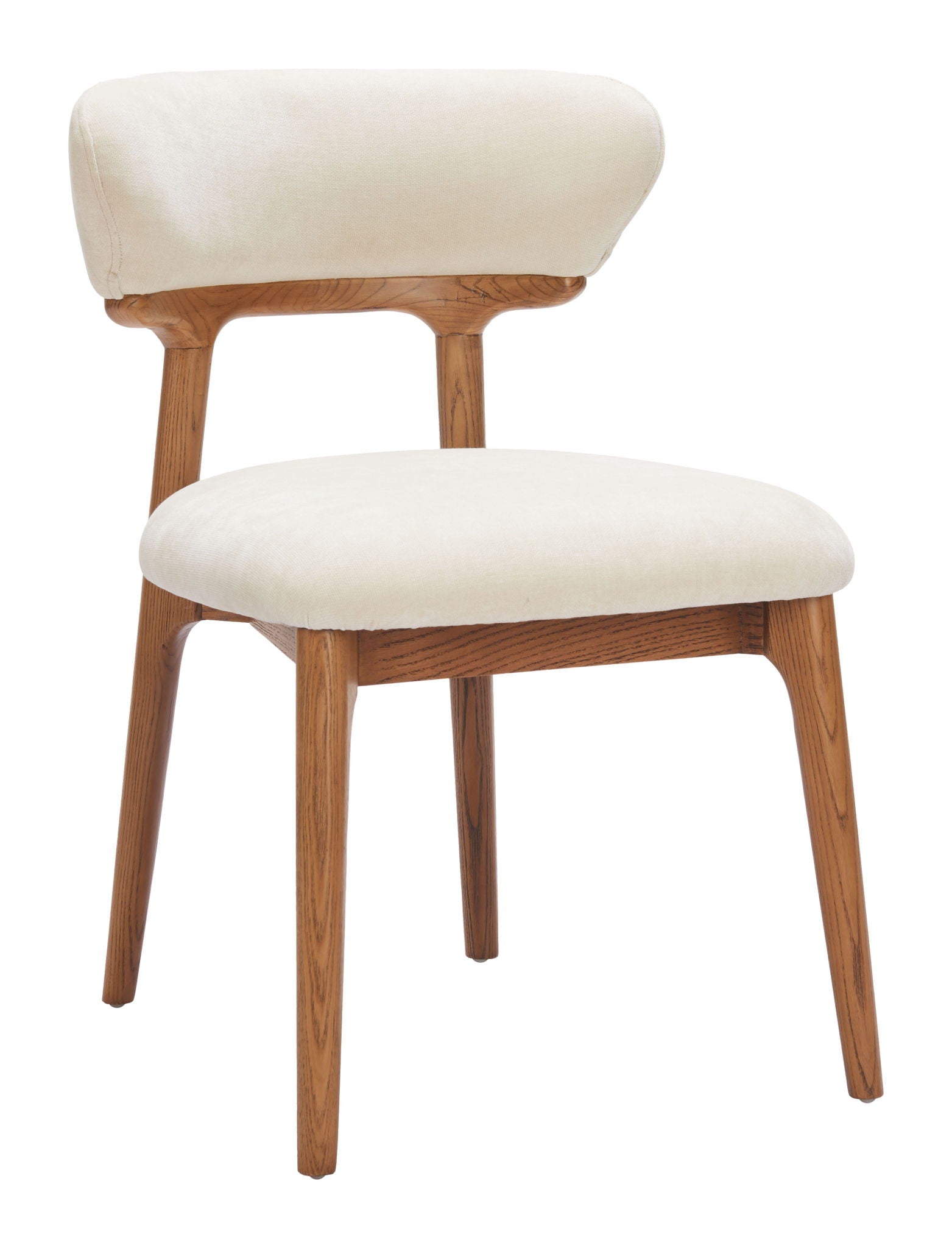 Cedar - Dining Chair (Set of 2) - White & Walnut