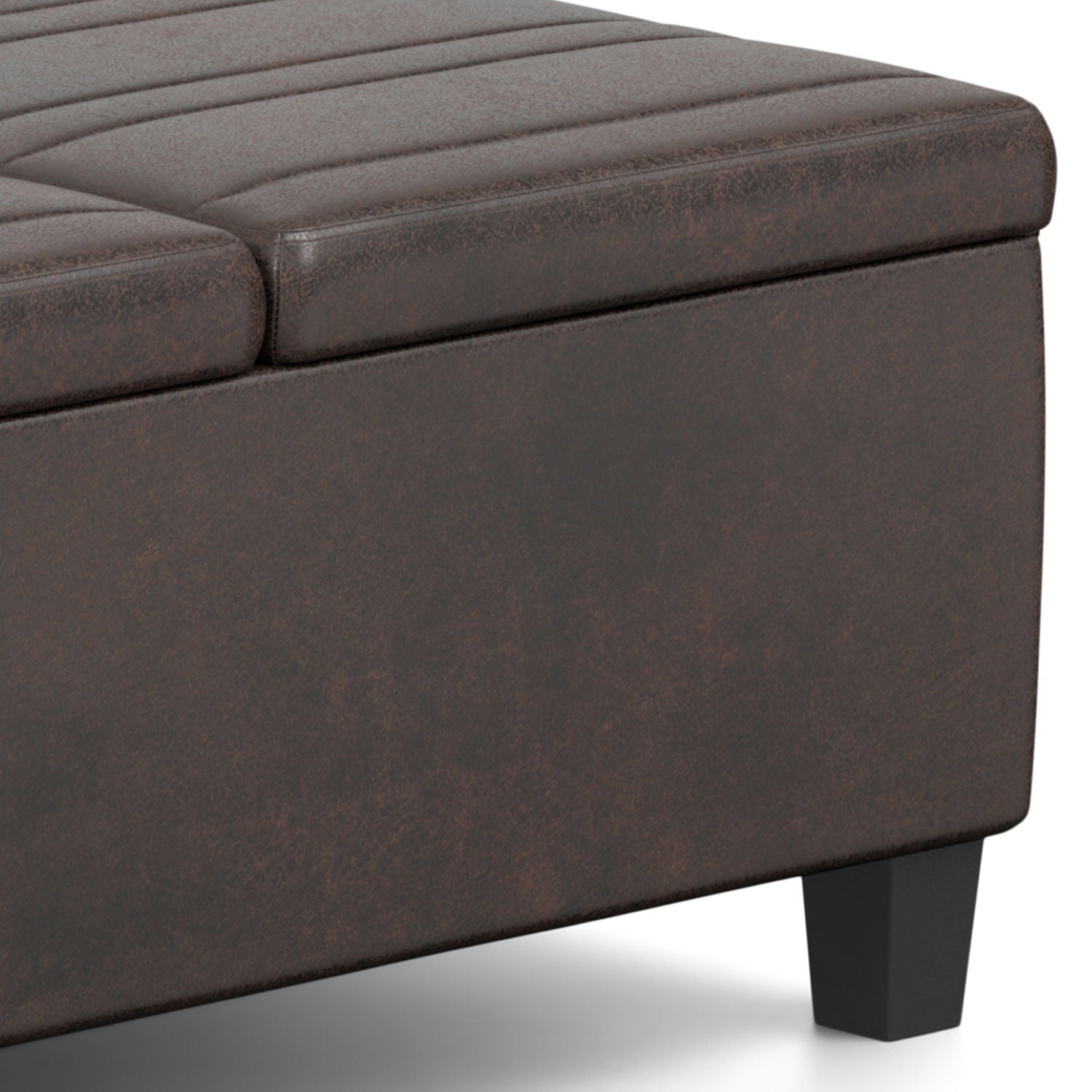 Ellis - Upholstered Coffee Table Storage Ottoman - Best Buy Furniture