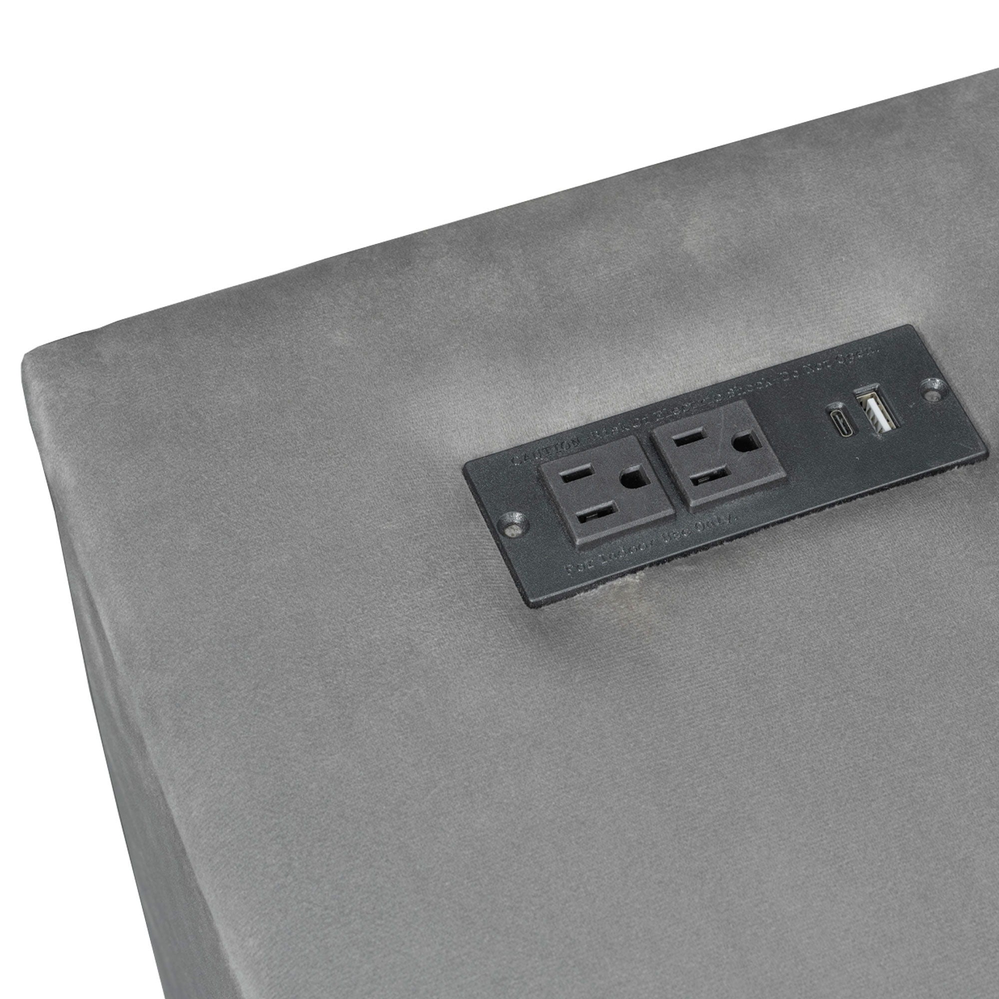 Upholstered Platform Bed With Storage Shelves, Desk, Charging Station And Trundle