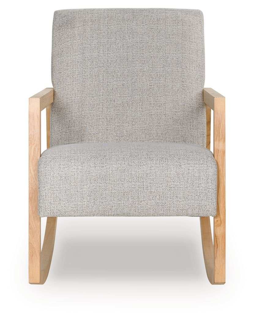 Wychworth - Gray / Natural - Accent Chair