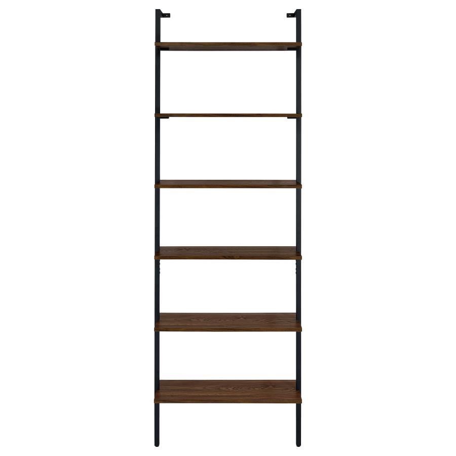 Owens - 3 Piece Wall Mounted Bookshelf Set - Walnut - Best Buy Furniture