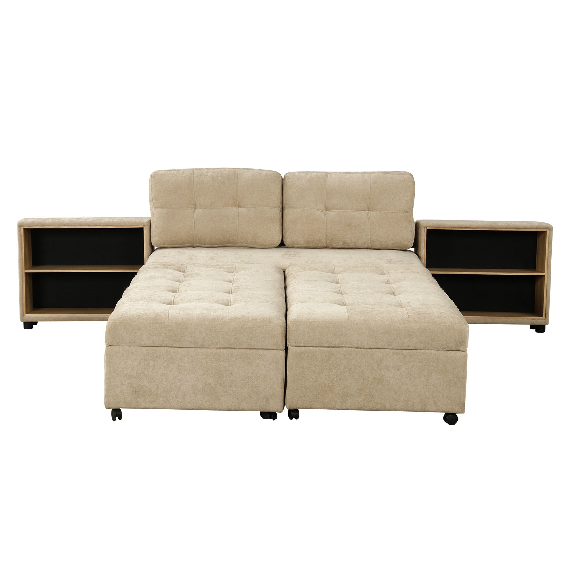 Versatile Modular Free-Combined Sofa With 2 Storage Racks