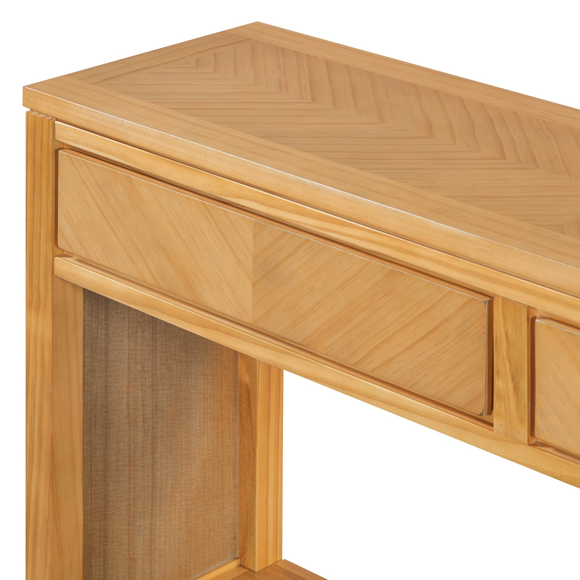 55' Console Table Natural