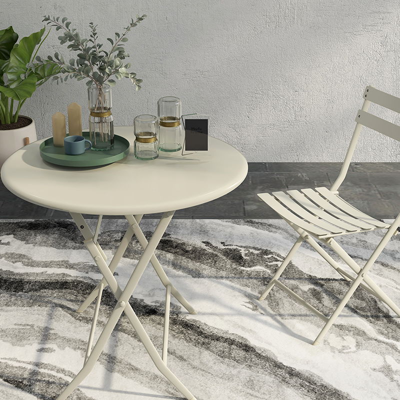 3 Piece Patio Bistro Set Of Foldable Round Table And Chairs - Best Buy Furniture