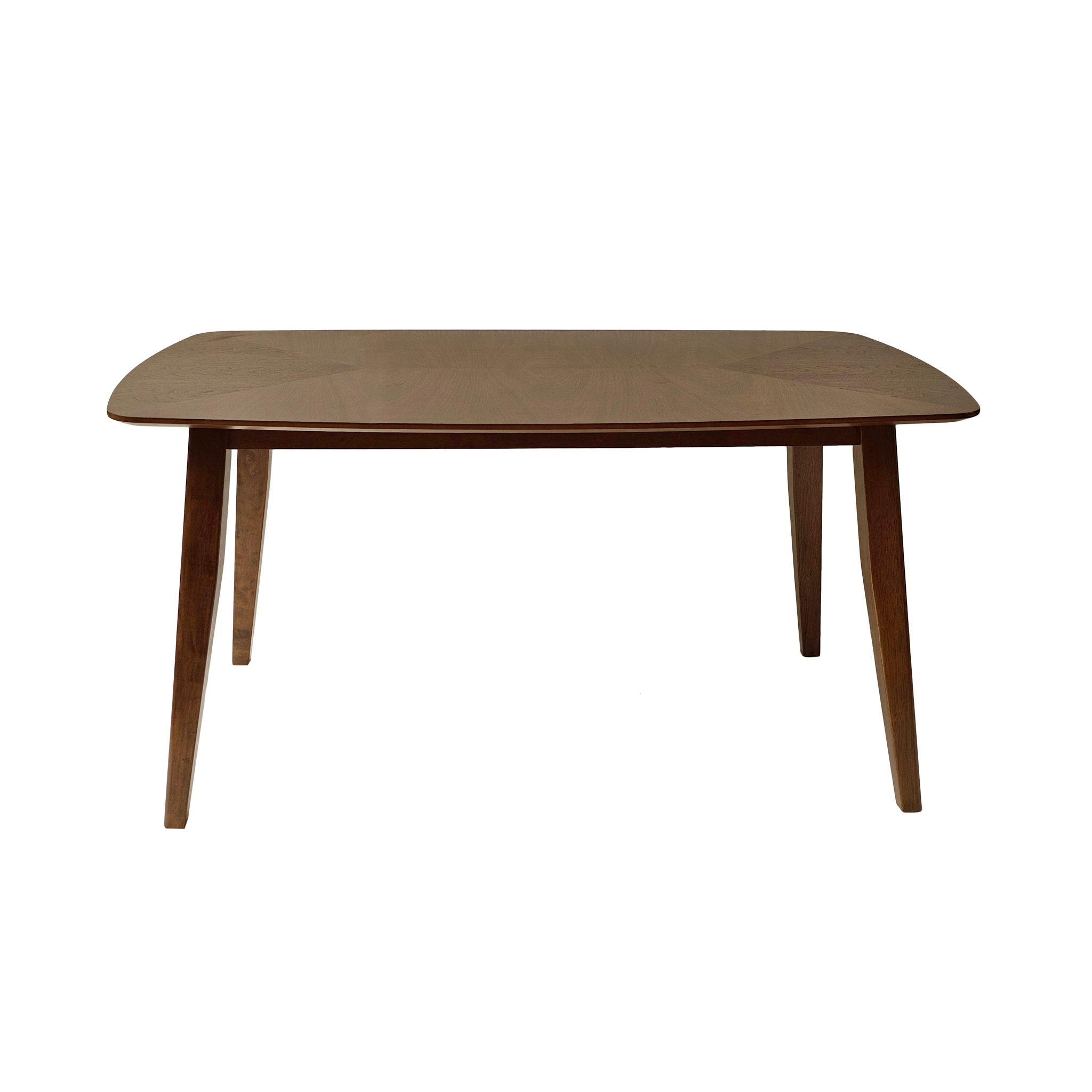 7 Piece Mid - Century Dining Set With Upholstered Dining Chairs, Dining Table