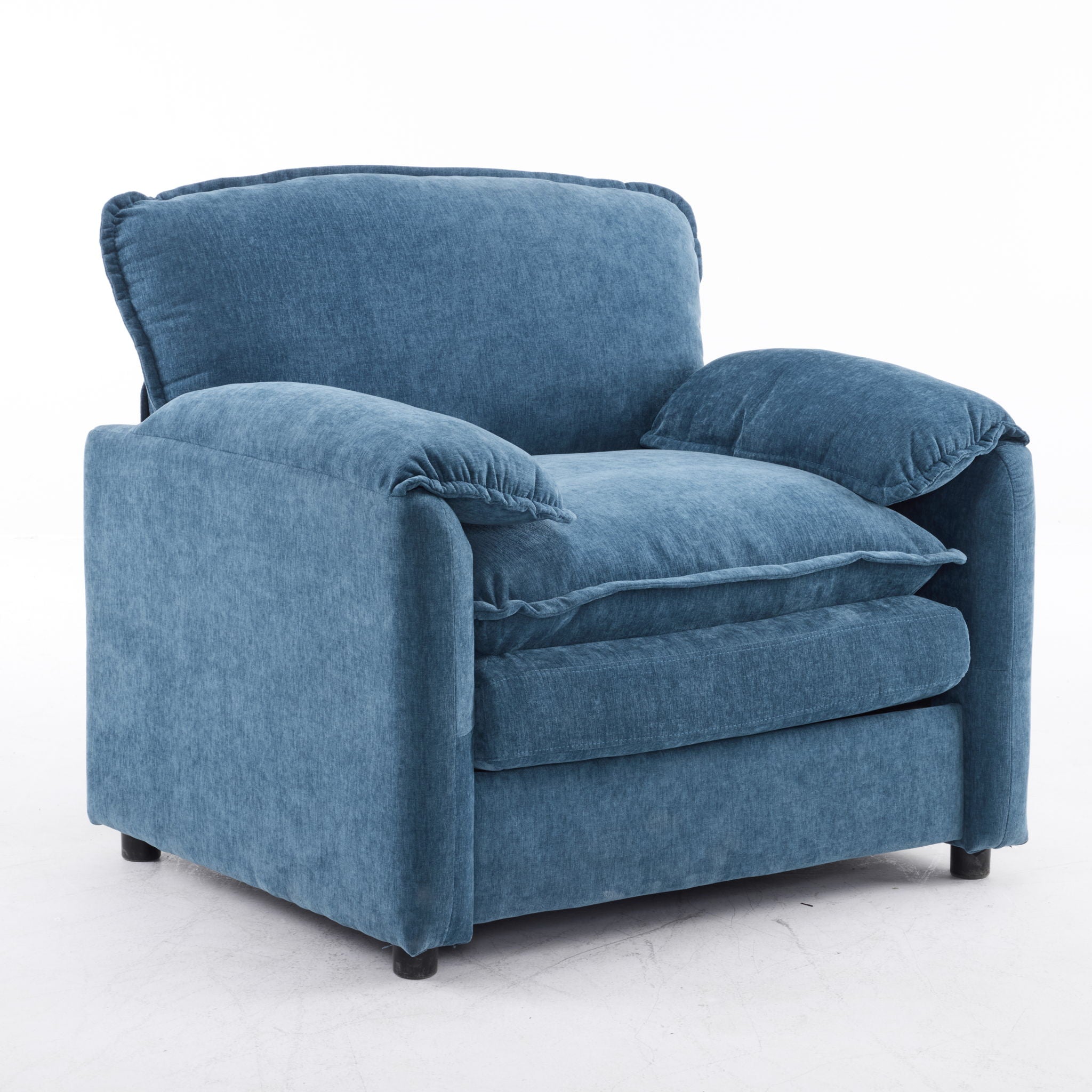 Oversized Reading Armchair With Thick Cushions, High Back Support - Best Buy Furniture