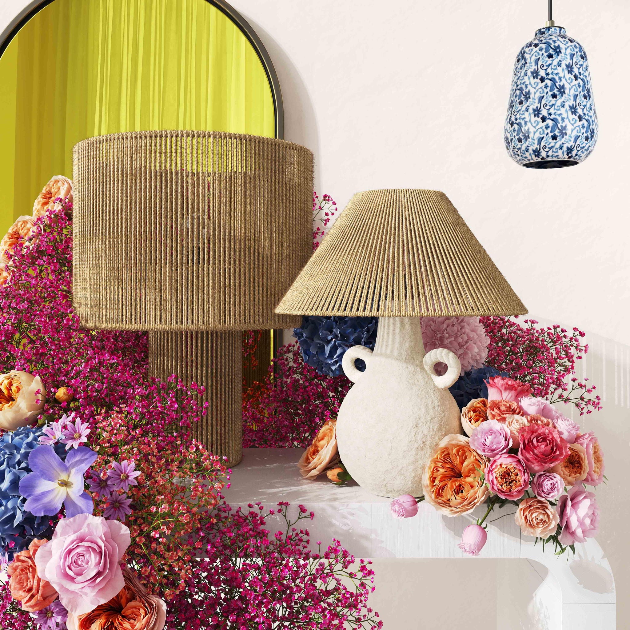Hope - Large Table Lamp - Natural