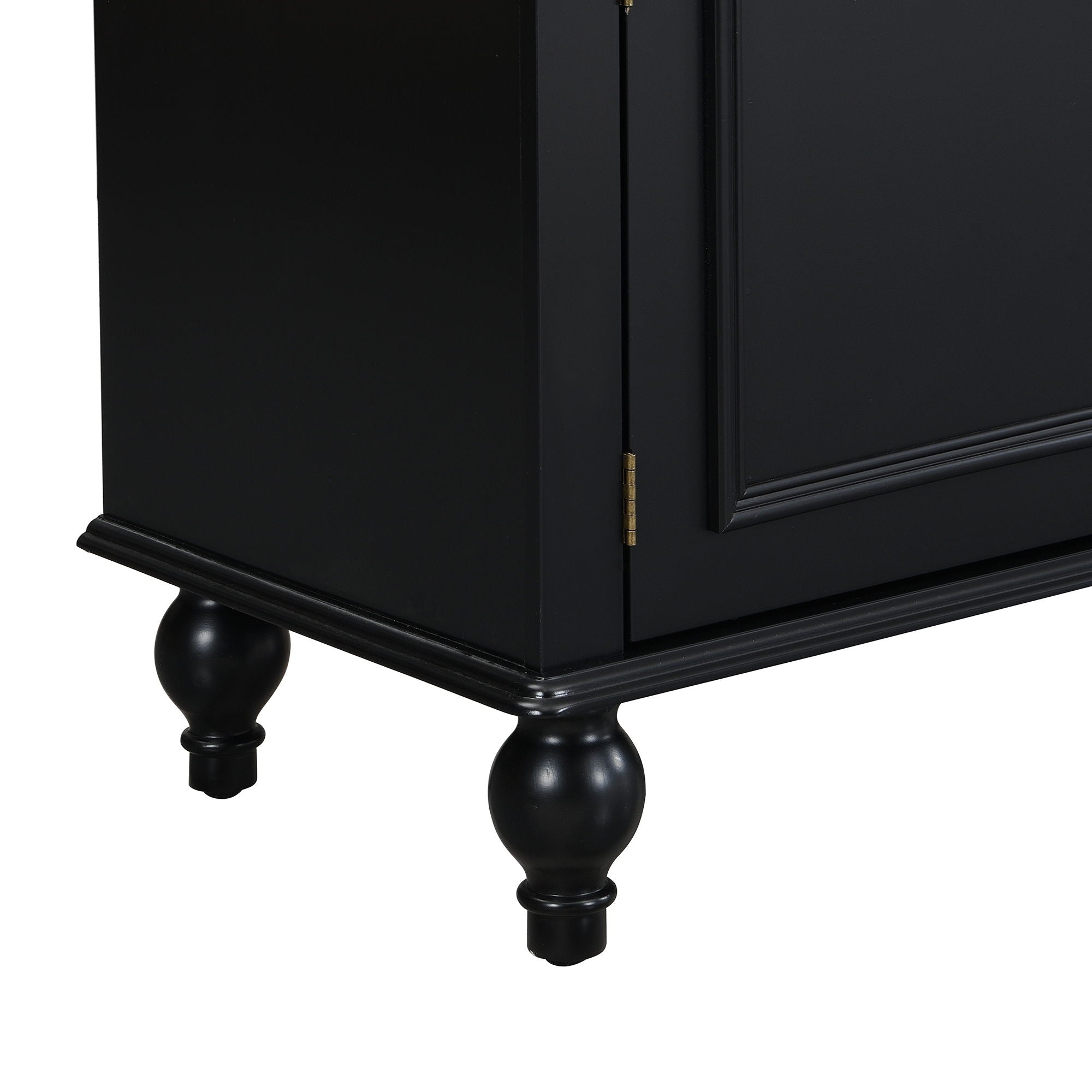 TV Stand For TVs Up To 80", Entertainment Center With Open Compartment