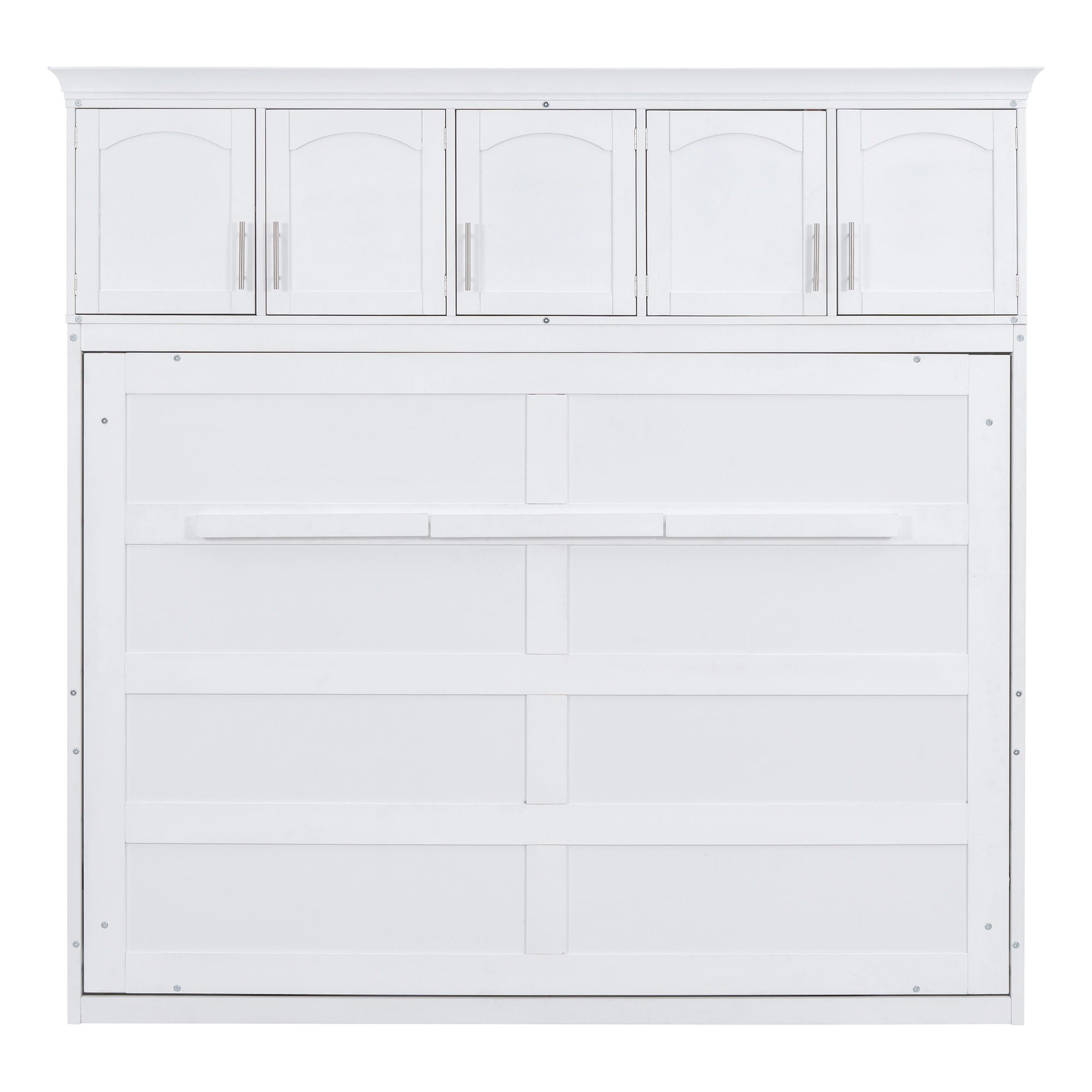 Murphy Modern Bed With Top Cabinets For Space Saving And Comfort