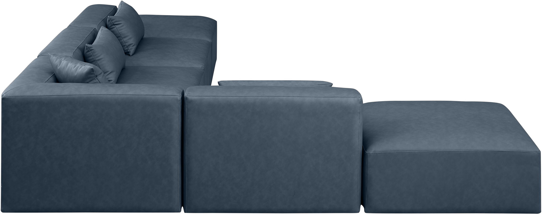 Cube - 6 Piece Modular Corner Armless Sectional