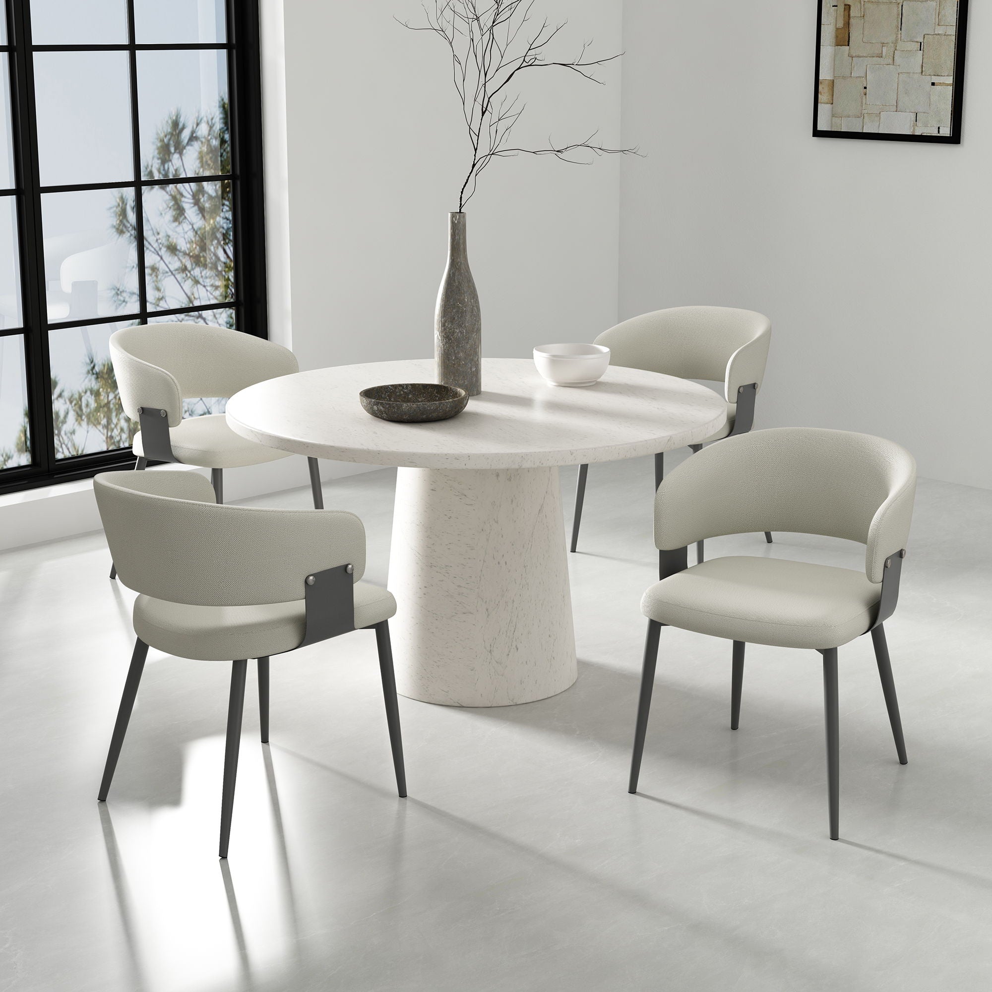 Luce - Dining Chair - Oatmeal