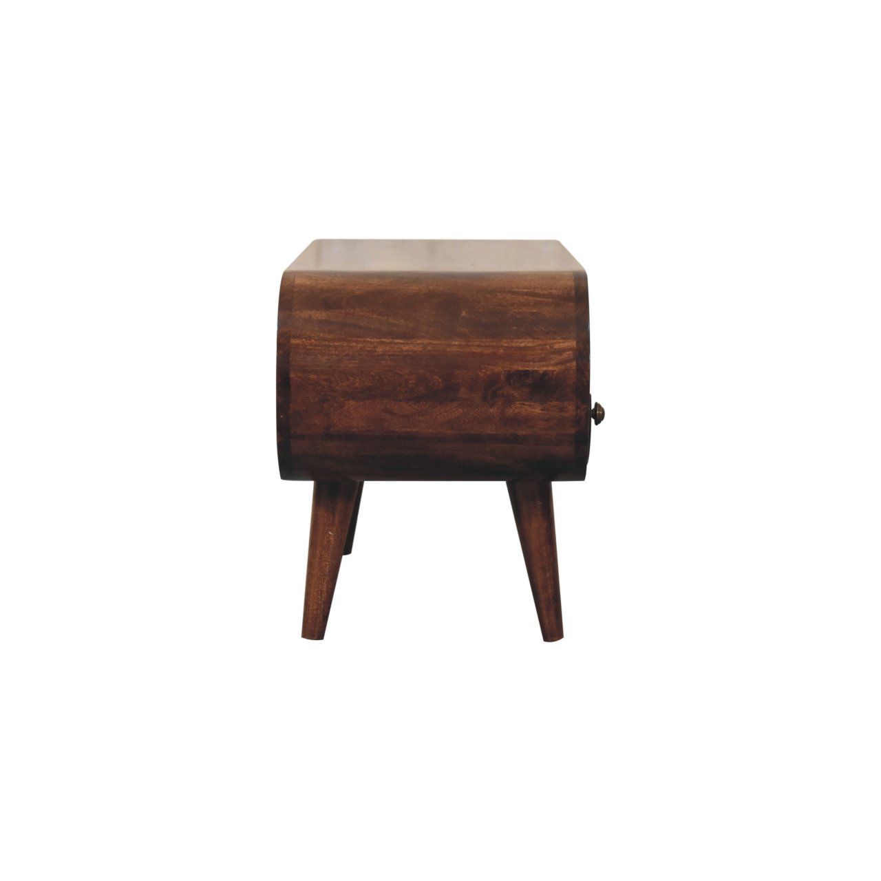 Solid Wood Circular TV Stand