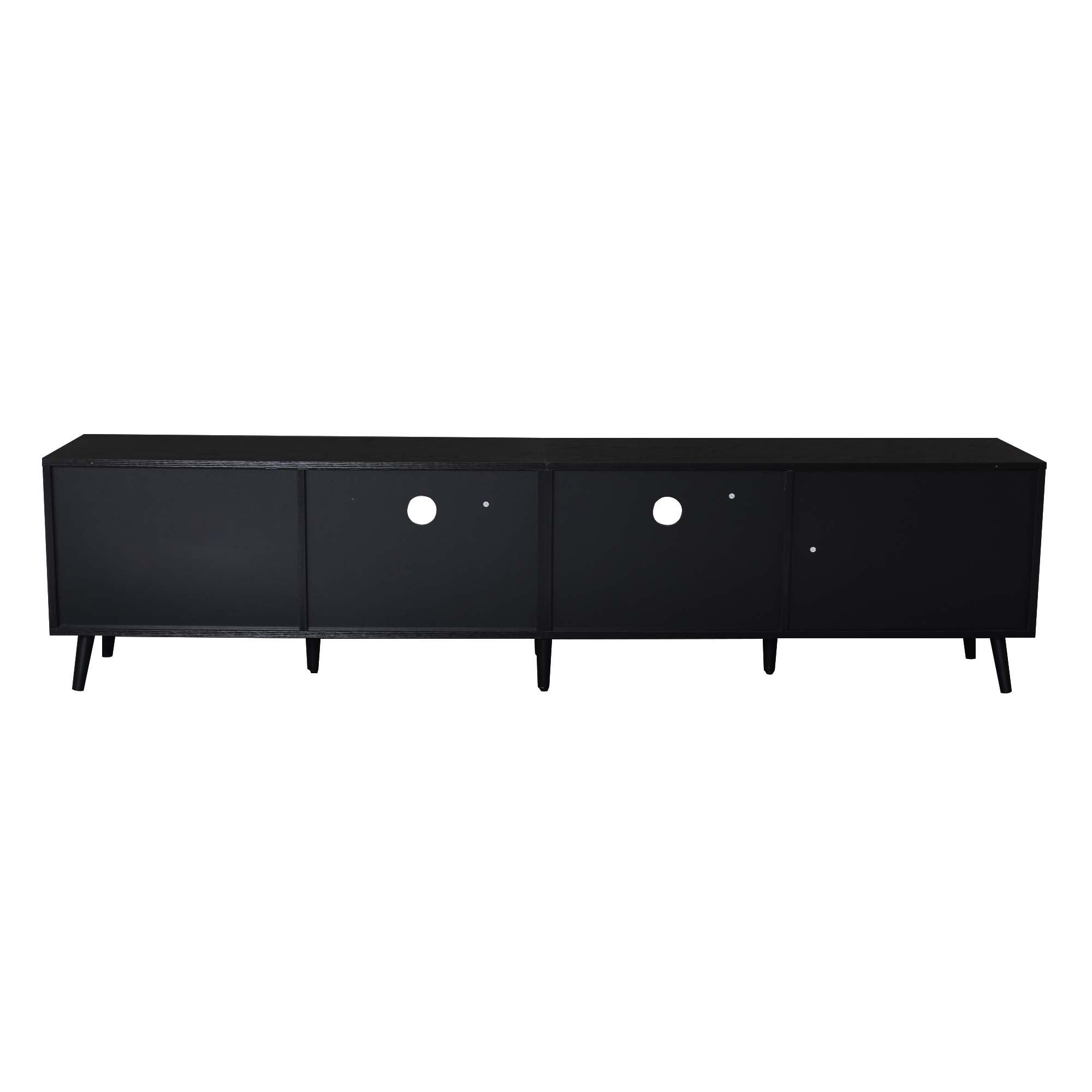 TV Stand, Media Console With Cable Management