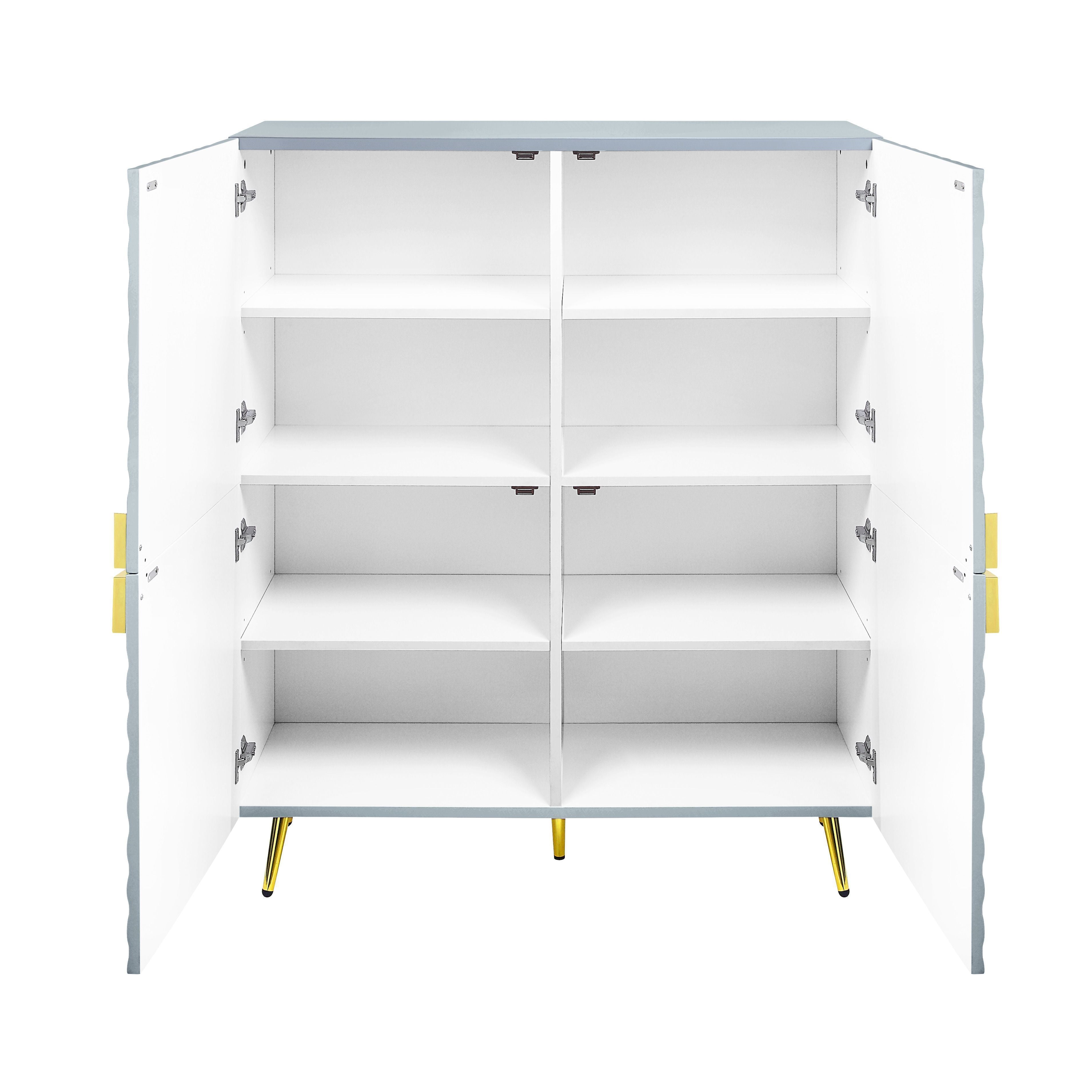 Gaines - High Gloss Accent Cabinet - Best Buy Furniture