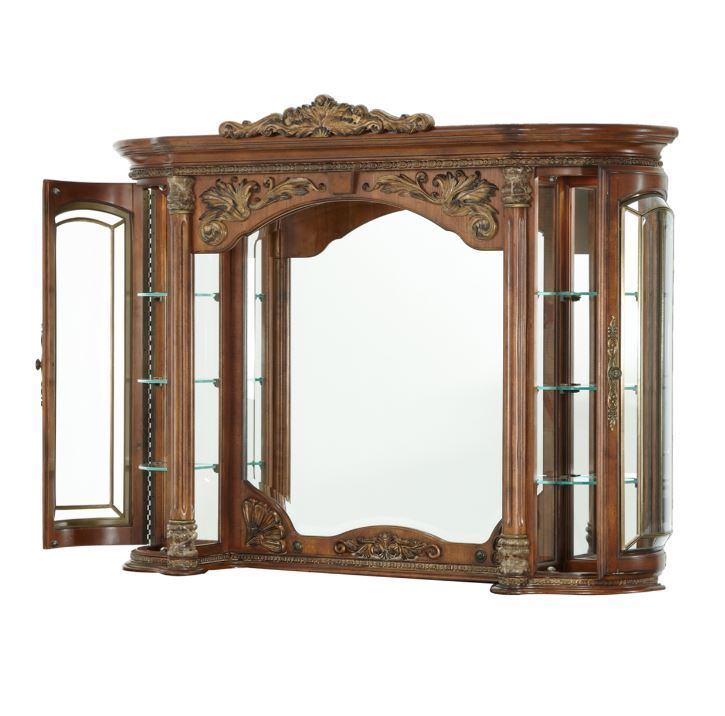 Villa Valencia - Dresser Mirror - Classic Chestnut - Best Buy Furniture
