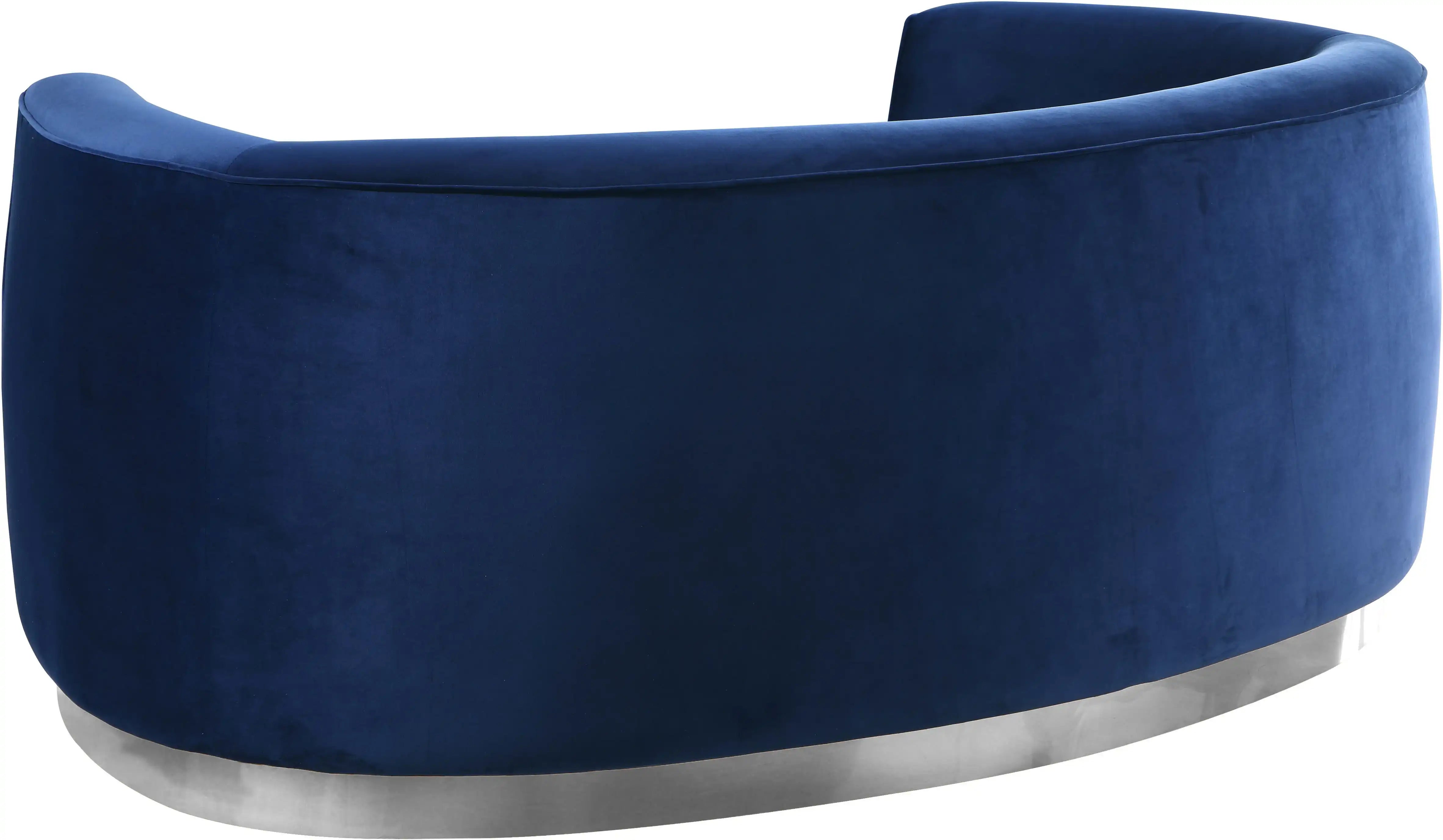 Julian - Loveseat with Chrome Base - Best Buy Furniture