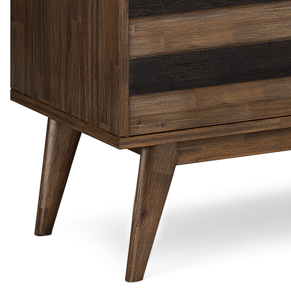 Clarkson - Sideboard Buffet - Rustic Natural Aged Brown - Best Buy Furniture
