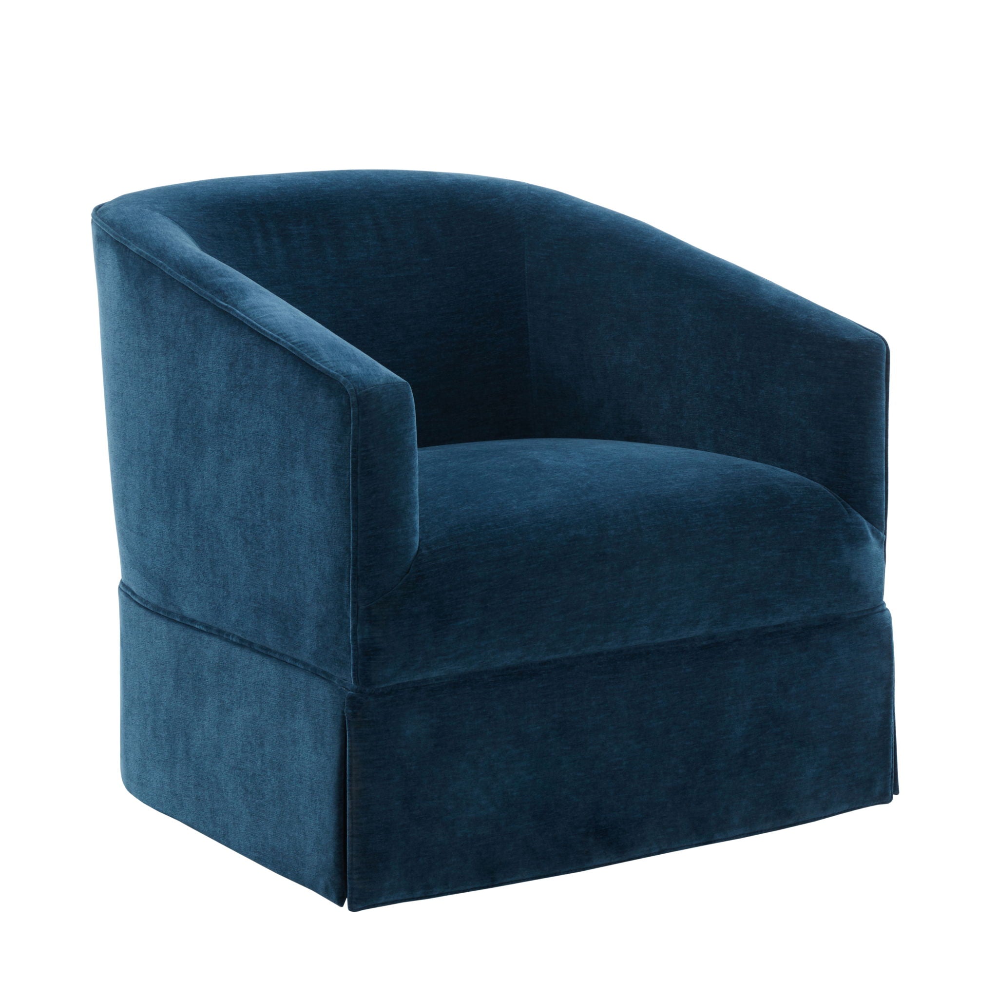 Elm - Skirted Swivel Chair