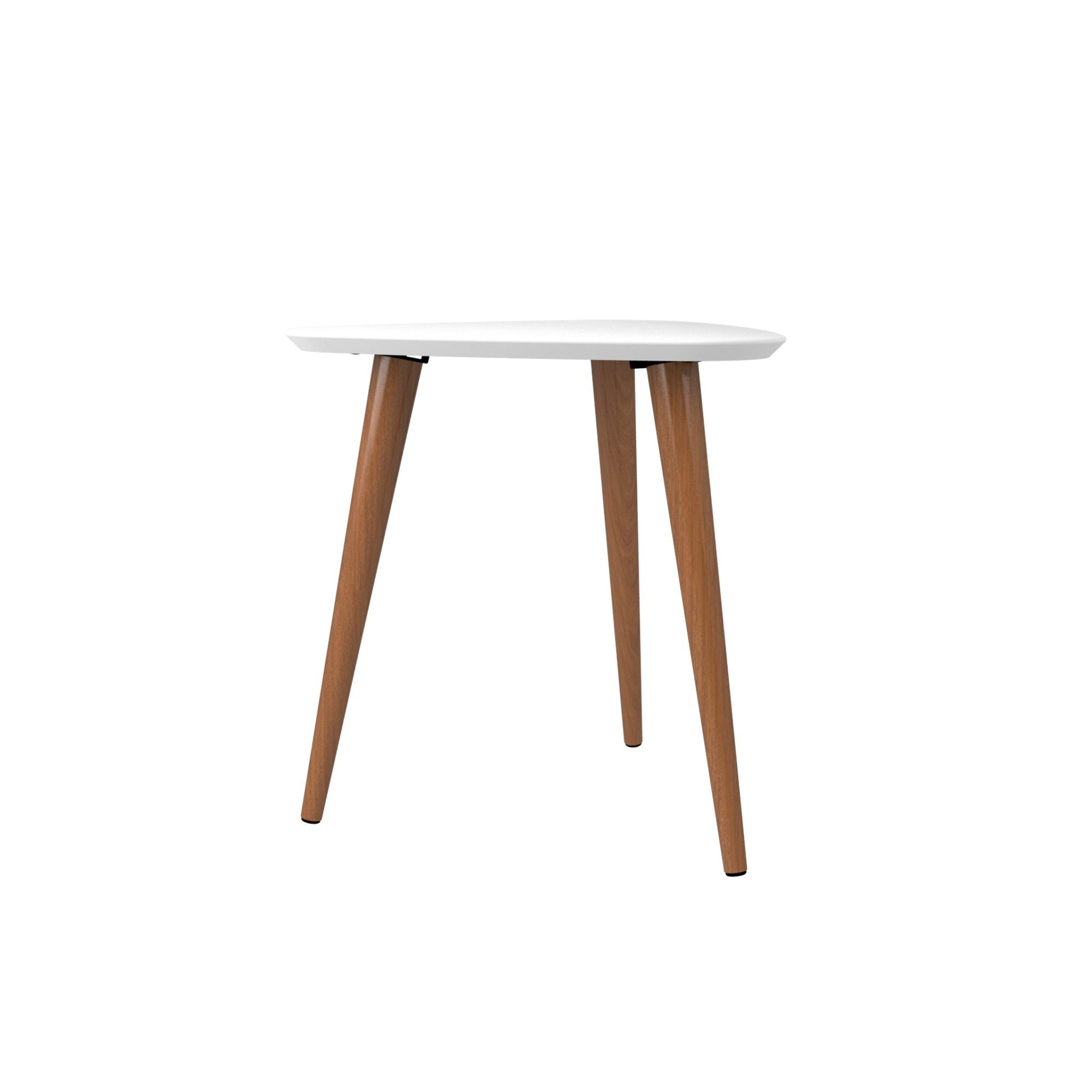 Utopia - Triangle End Table - White