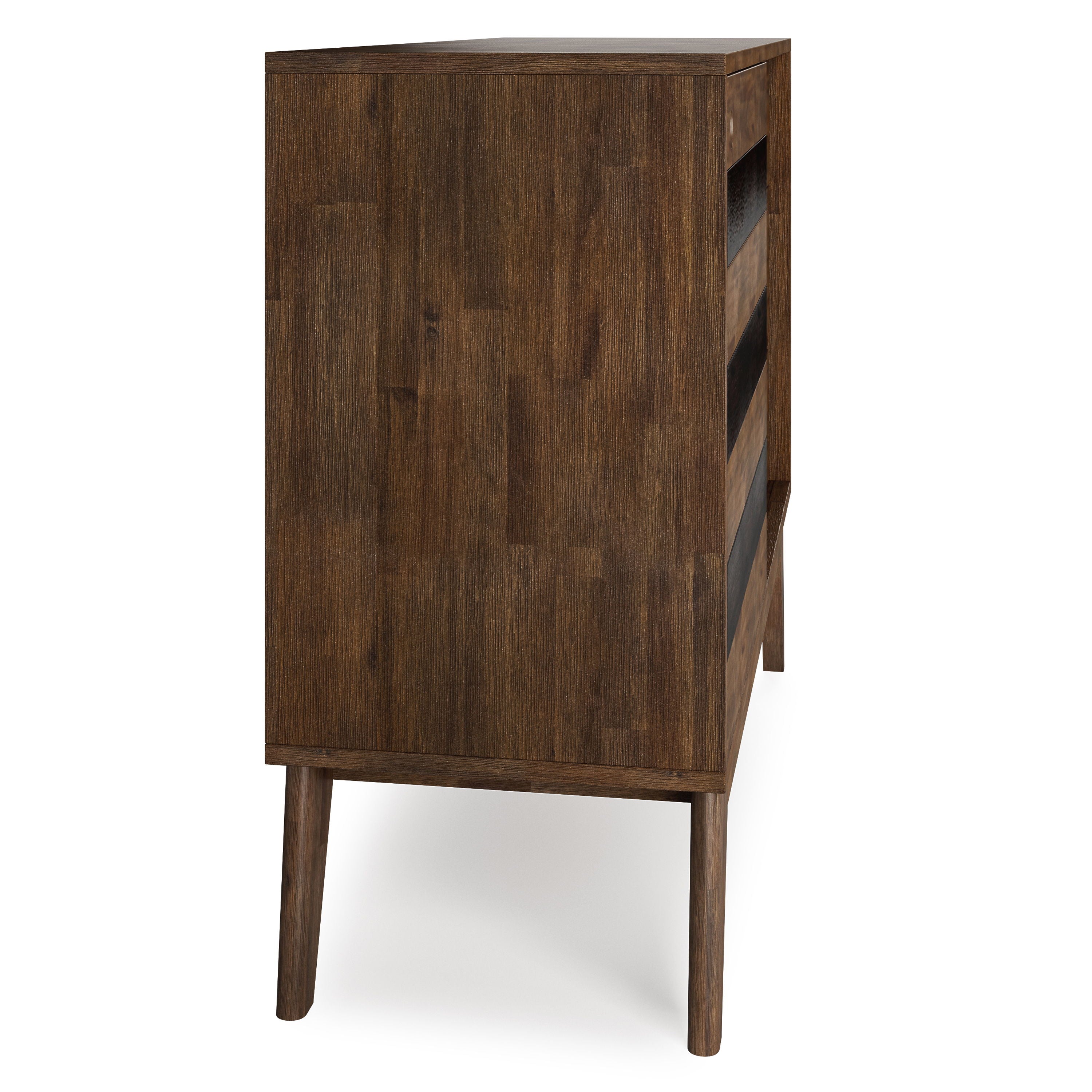 Clarkson - Medium Storage - Rustic Natural Aged Brown - Best Buy Furniture
