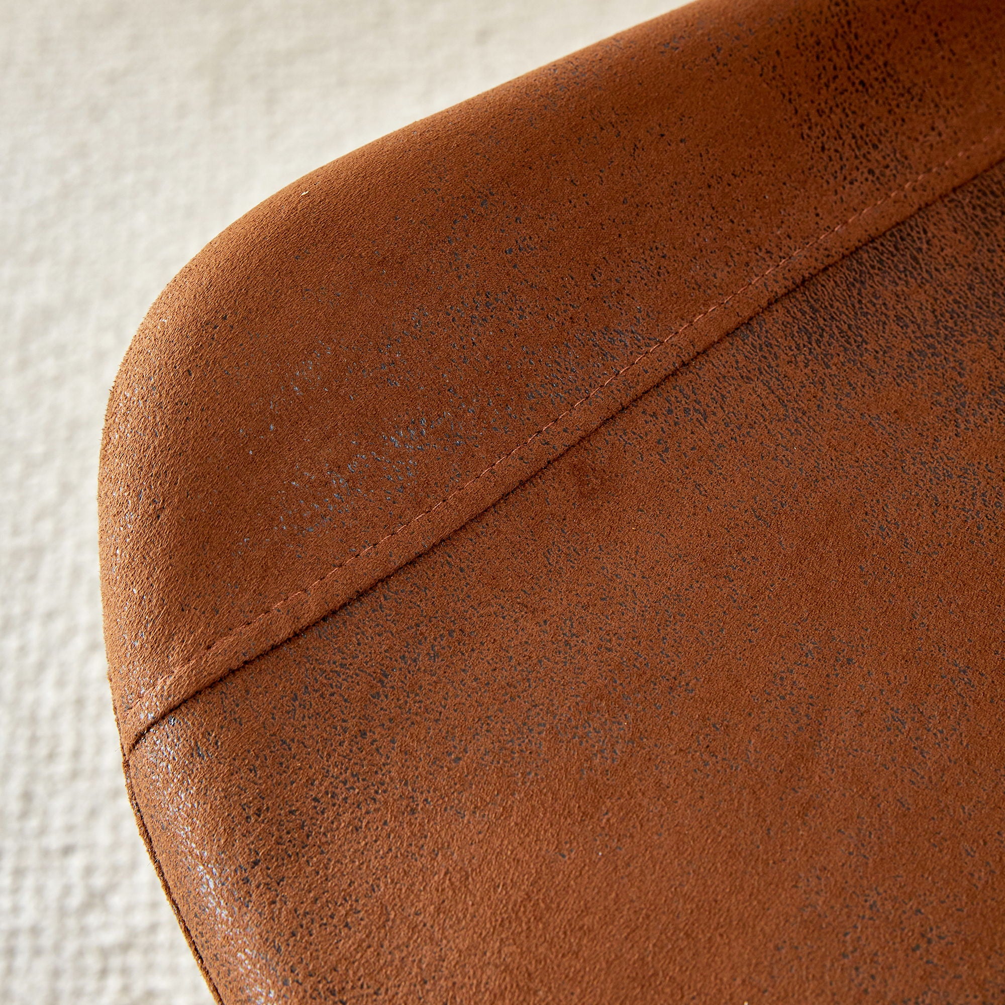 Modern Medieval Style Restaurant Cushioned Chairs With Suede Backrests