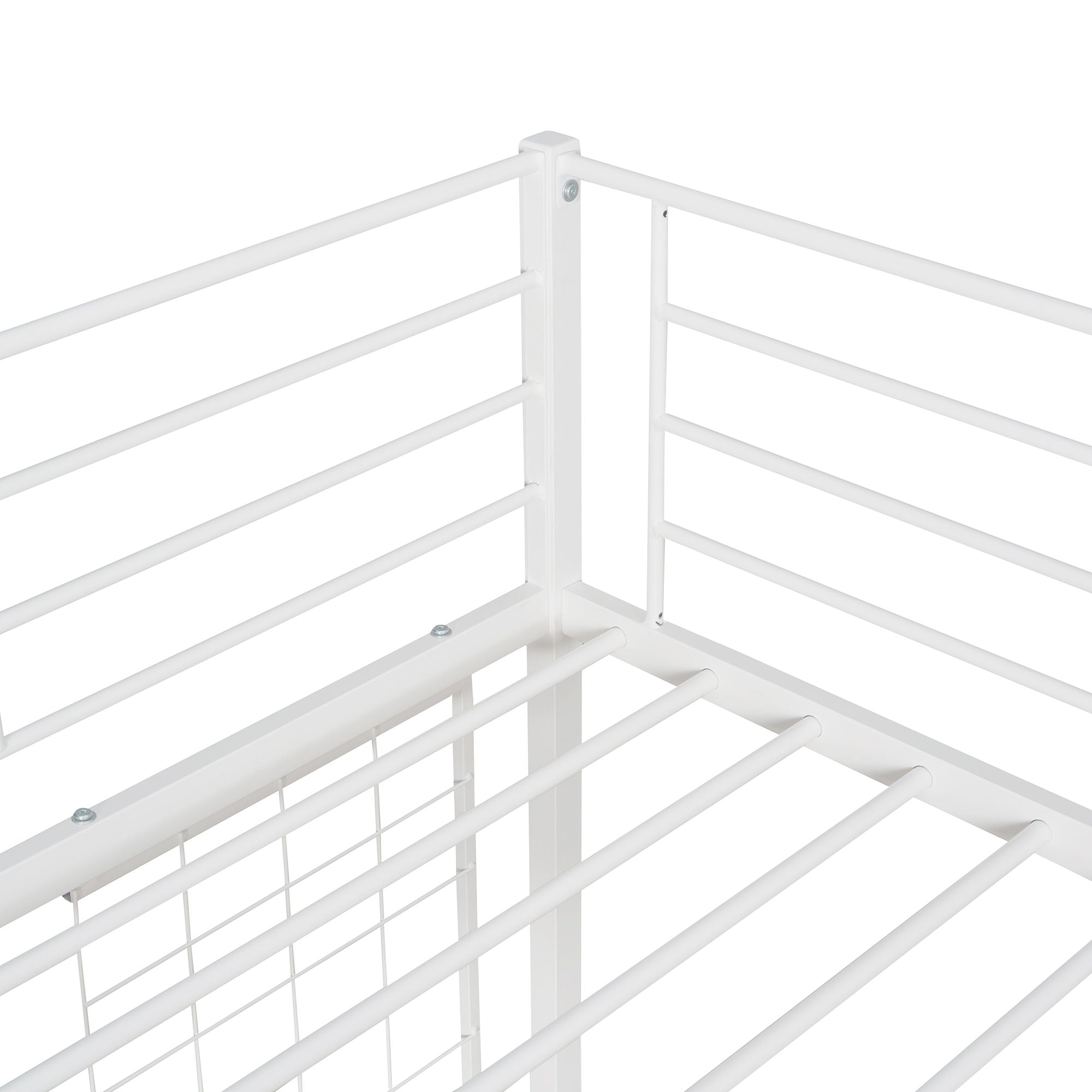 Bed With Desk And Grid