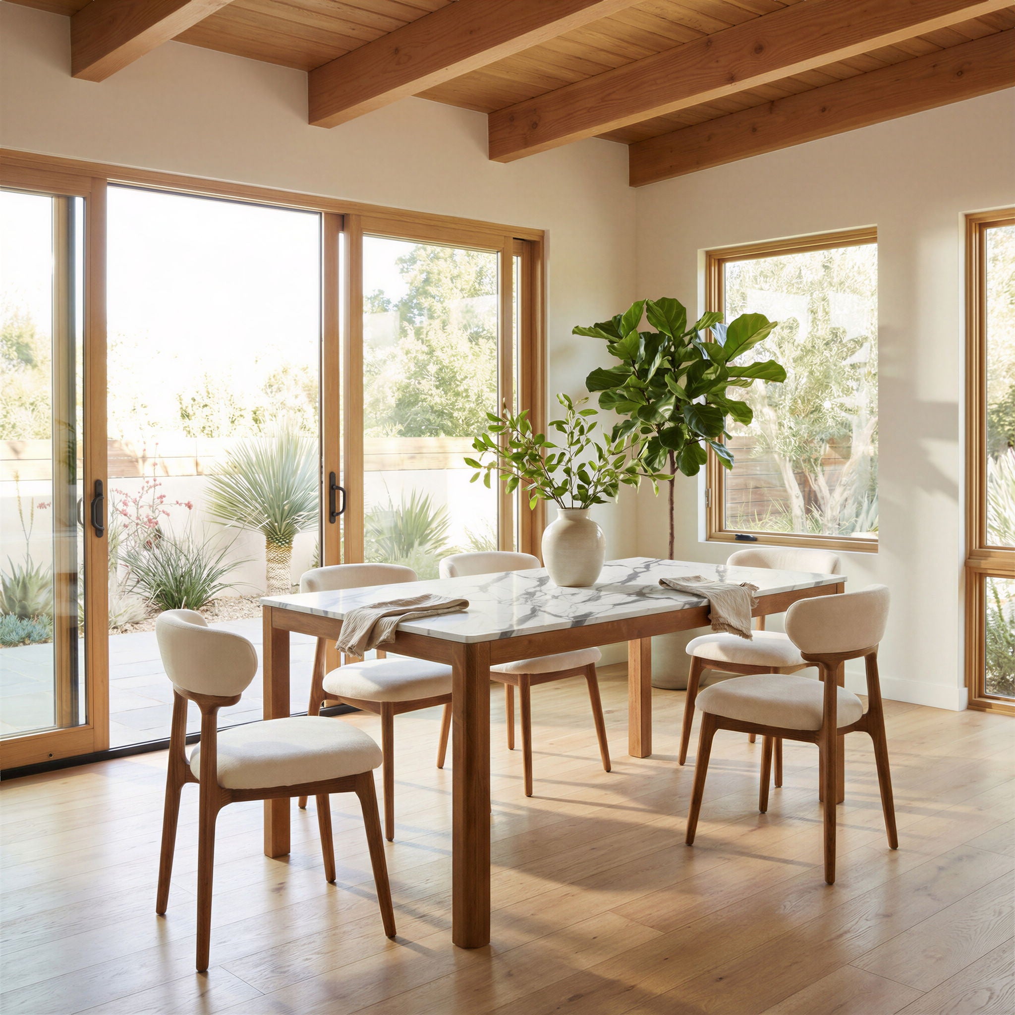 Jemy - Dining Table - White